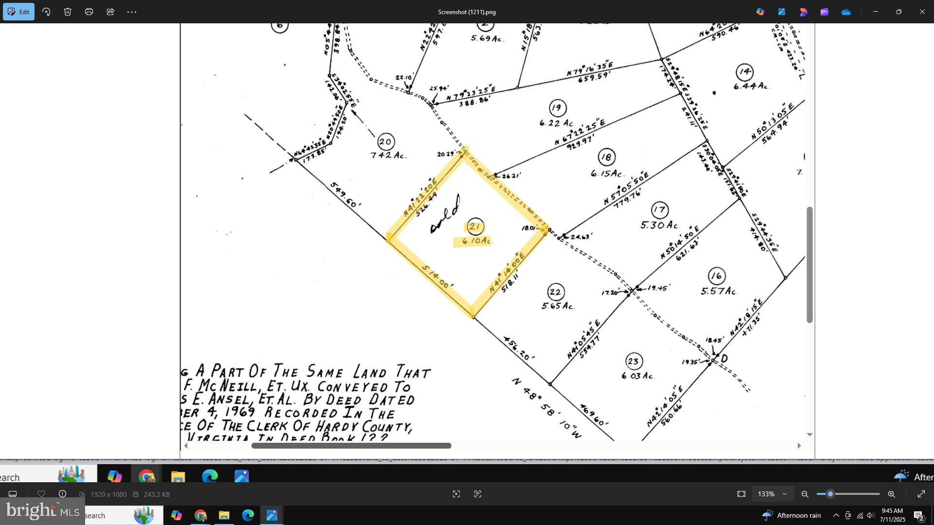 SOUTH POTOMAC TROUGH FARM II - Land