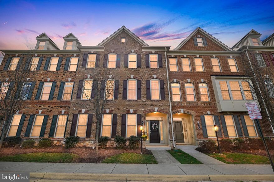 Gorgeous home, shows like a model home!! Complete with gourmet kitchen, Huge Kitchen island premium gas range-6 burners & oven + 2 dbl wall ovens, 2 balconies, 4 bedrooms. Hardwood floors,  Master bedroom has trey ceilings, walk-in closet, & private deck. Master bath-his & her vanities, separate toilet shower w/bench.  You can walk to the park with park view, walkable to the elementary school, close to Ashburn metro station. Close to all major route and close to shopping.