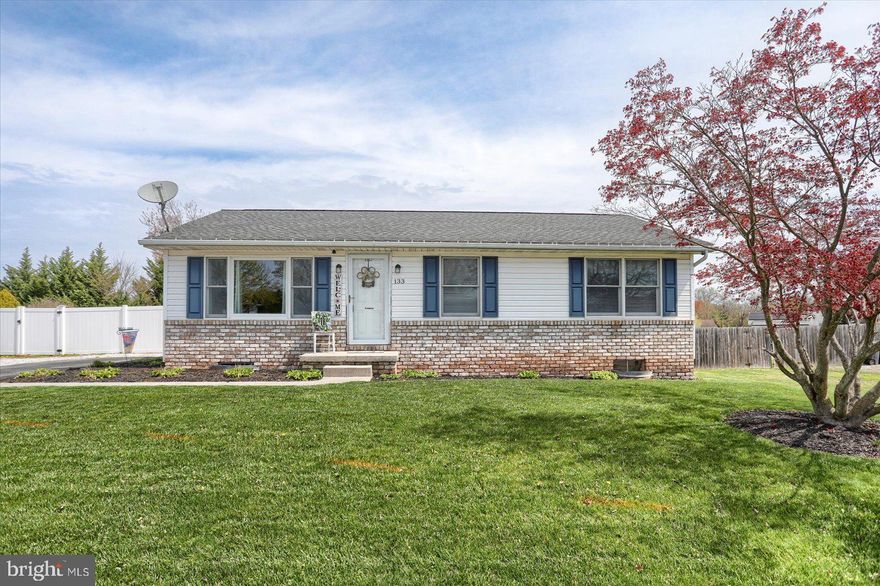 ONE STORY LIVING, MOVE IN READY HOME.  WELL MAINTAINED.  UPDATED FLOORING AND PAINT THROUGHOUT.  27' ABOVE GROUND POOL WITH PVC PIPING . 14 X24 PATIO WITH TWO PERGOLAS AND FIREPIT AREA.  VINYL FENCED IN YARD WITH STORAGE SHED.  FULL BASEMENT WITH STORAGE BIN AREA AND SUMP PUMP.