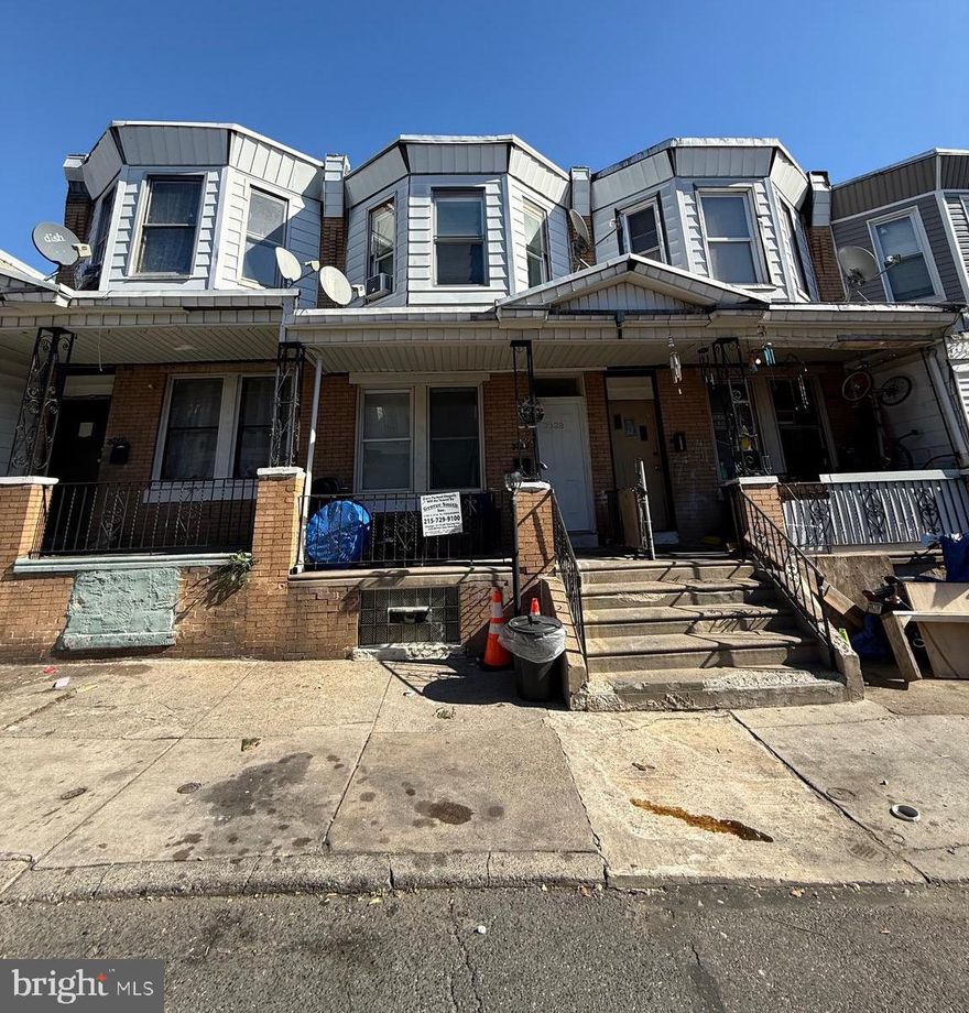 Investor alert! 3329 Malta St is a 2 bed, 1 bath home rented for $1,000/month. Listed at $110,000, this property offers great rental income and an affordable entry into the Philly investment market.