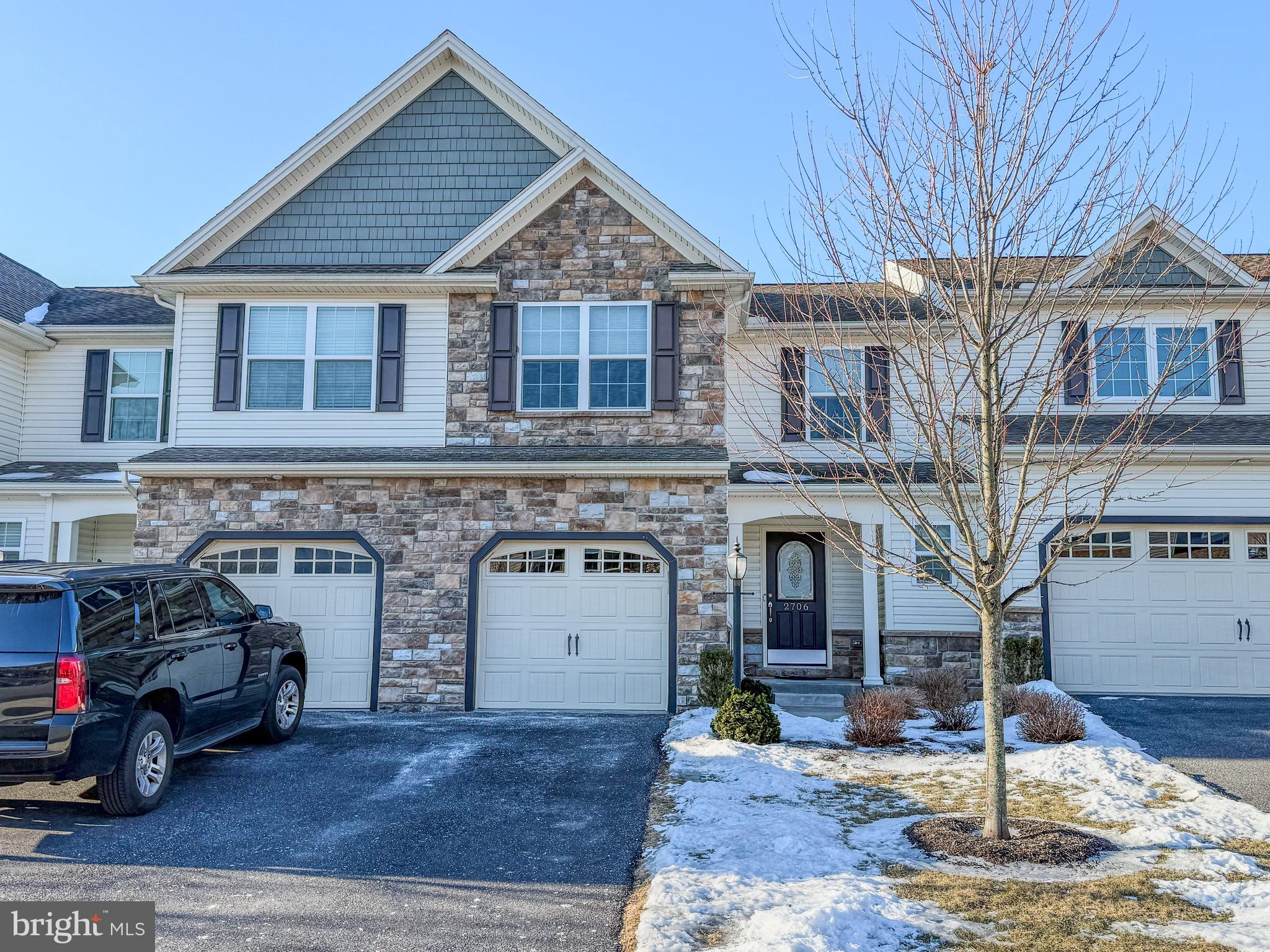 Welcome home to this beautiful 3-bedroom, 2.5-bathroom townhome in the sought-after Autumn Oaks community in Lower Paxton Township and Central Dauphin School District. This open-concept home features a seamless flow between the living room, dining area, and kitchen, making it perfect for both everyday living and entertaining. The kitchen is a standout with espresso cabinets, granite countertops, stainless steel appliances, and a bar-height counter—ideal for casual dining or hosting guests. The primary suite offers a private bath and a spacious walk-in closet. Additional perks include a 1-car attached garage and an unfinished basement for extra storage. Enjoy a maintenance-free lifestyle with the included HOA fee covering lawn care and snow removal (over 3 inches). This charming community is known for its friendly neighbors and convenient location—close to shopping, dining, and major highways. Walking trail within development and a park right next door. Park features a playground, pavilion, and pickleball courts. Owner is a licensed real estate agent and the listing agent for this property. Don’t miss this opportunity—schedule your showing today!