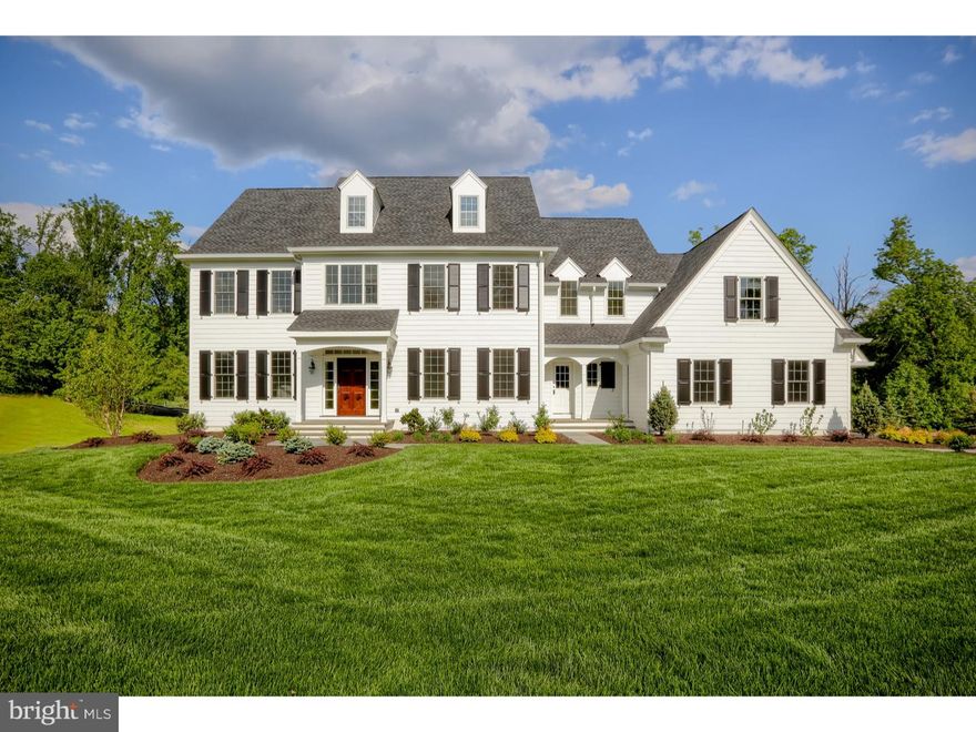 2016 Synergy Award Winner! Featured home ready for immediate delivery. New floor plan introducing the Newtown IV Farmhouse. Community of custom built homes on one acre home sites in Newtown Square.Designed by Michael Visich Architects.Quality standard features include Sub-zero refrigerator, Wolf commercial range,hardwood floors throughout the first floor,Pella windows,Woodmode "Brookhaven" cabinetry, and so much more.Specifications are distinctive to the Newton models. Sales associate has more details. Other floor plans available. The Sales Center is open Sundays from 12-5pm or by appointment. Please email sales associate for specifications that are distinctive to the Newtown model. This floor plan can also be built as a 5 bedroom plan with a base price of 1,349,000.