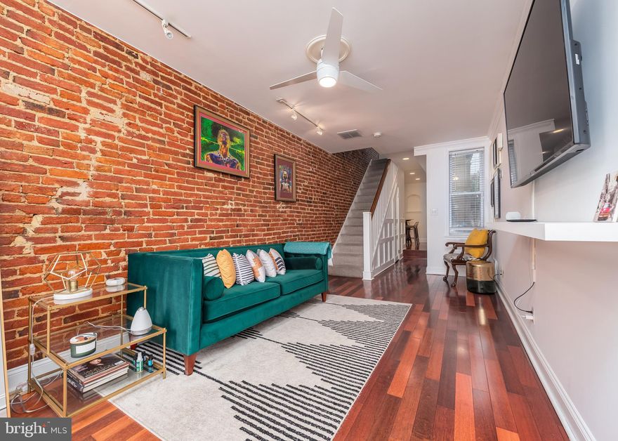 Welcome to your dream rental home in the heart of Fells Point! This charming 2-bedroom, 1.5-bathroom interior row home offers the perfect blend of historic charm and modern convenience. Explore the vibrant Fells Point neighborhood, take a leisurely stroll to Patterson Park, or enjoy the nightlife at Canton Square. This is city living at its finest! 

As you step inside, you'll immediately notice a spacious living area, beautiful hardwood floors, and exposed brick walls. The well-equipped kitchen boasts stainless steel appliances and ample cabinet space for all your culinary needs. Upstairs, you'll find two bedrooms that offer versatility and comfort. The second bedroom features a walkout balcony, making it an ideal spot for a sitting room, home office, or a peaceful space to unwind after a long day. Step outside to discover your own private oasis with a fenced-in backyard that's perfect for enjoying the outdoors. To top it off, the owner is leaving behind the already set-up backyard oasis, complete with a fire pit, so you can start enjoying the outdoor space from day one.

Don't miss out on this prime and rare opportunity to experience the best of city living. Schedule a viewing today and make this Fells Point gem your new home!