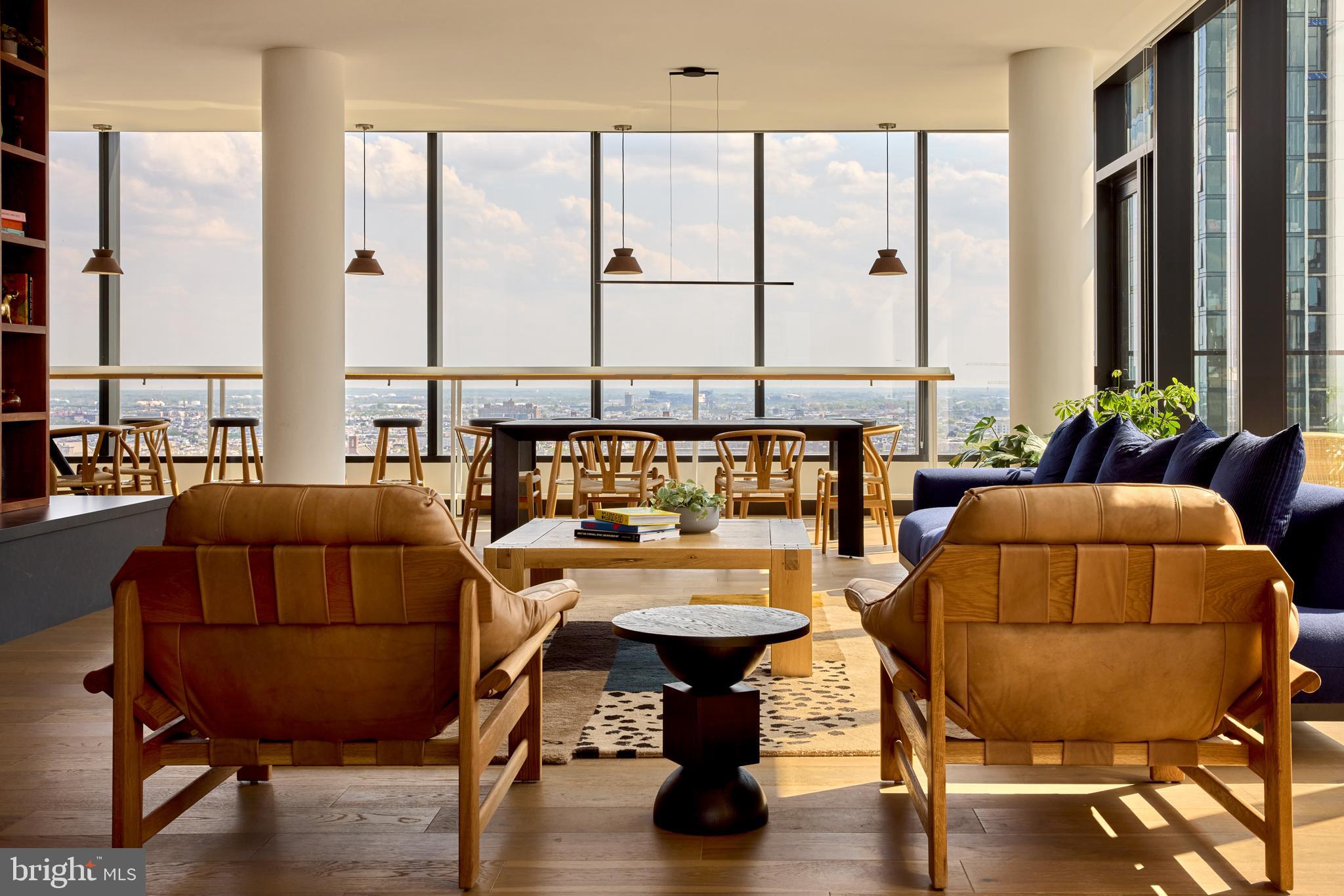 The Jessup House, nestled in the heart of Philadelphia's vibrant Center City, offers an unparalleled living experience that blends modern luxury with urban sophistication. Located at the corner of Sansom and 12th Street, this stunning high-rise apartment community caters to those seeking the perfect balance of elegance and city energy.
The property features a curated collection of studio, one, two, and three-bedroom apartments, as well as exclusive penthouses, each designed to meet the discerning tastes of Philadelphia's urban dwellers. Residents can choose from two exquisite kitchen finish sets, personalizing their space to reflect their unique style.
Life at The Jessup House is characterized by convenience and indulgence. Amenities include an expansive, fully-equipped fitness center, a rooftop pool with breathtaking city views, and a rooftop terrace complete with fire pits and outdoor kitchens. For those working from home, both open-concept and private coworking spaces are available. Pet owners will appreciate the dedicated pet spa and outdoor dog run.
The Jessup House's prime location puts residents at the epicenter of Philadelphia's most dynamic neighborhood, with easy access to diverse restaurants, trendy boutiques, and exciting nightlife. Commuting is a breeze, with three train lines just two blocks away and on-site parking available.
Inside each apartment, residents enjoy luxurious features such as chef-inspired kitchens with high-end GE appliances, soft-close cabinets, and quartz countertops. Floor-to-ceiling windows flood the living spaces with natural light, while private balconies and terraces offer personal outdoor retreats with stunning city views. Spa-inspired bathrooms and in-unit washers and dryers complete the picture of modern, upscale living.
The penthouse units at The Jessup House take luxury living to new heights, offering expansive floor plans and high-end finishes. These premier residences feature chef-inspired kitchens with Bertazonni gas ranges and Fisher & Paykel refrigerators, spacious living areas with premium hardwood flooring, and spa-inspired bathrooms with frameless glass showers and luxurious soaking tubs. Large terraces or balconies provide the perfect outdoor retreat, while high ceilings and smart home technology add to the sense of grandeur and convenience.
The Jessup House isn't just a place to live; it's a lifestyle choice that reflects the vibrant, sophisticated character of its residents. Whether you're hosting a dinner party in your elegantly appointed apartment, collaborating with neighbors in the coworking space, or exploring the myriad of experiences that Center City has to offer, life at The Jessup House is an ever-unfolding adventure in urban living at its finest.
** Pricing and availability subject to change on a daily basis ** Photos are of model units ** Parking may be available for additional fee **
