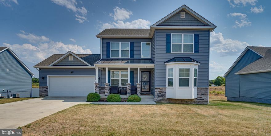 REDUCED PRICE !! MOTIVATED SELLER !! Welcome to 242 Recife Court.  No need to wait for New Construction , this beautiful Single family home was built in 2020!! This home offers 3 bedrooms on the upper level and an additional room in the basement, which could be used as a 4th bedroom or den.  3.5 -bathroom, 2 car garage, located  in The Communities of Burwell. This home boasts an array of features to love from the inside and out. The front of the home has perfectly maintained landscaping and a cozy front porch. The main level has LVP flooring and  offers a flex space which could be used as an office/study, dining room , family room, kitchen and a half bath. The kitchen offers beautiful dark cabinets,  stainless steel appliances and granite countertops. The family room has a fireplace and  ceiling fan. The main floor has several windows giving the home lots of natural sunlight.  Step out onto the deck and see the nice-sized backyard. Upstairs, you will find three bedrooms, a laundry room, two full bathrooms (one in the primary bedroom) . The large primary bedroom features vaulted ceiling, two closets, and a spacious bathroom with double sinks, soaking tub, and separate shower. The fully finished basement offers a fantastic space for entertaining and spending quality time with family and friends. With a full bathroom and flex room that can be another bedroom or whatever you desire—a movie room, personal gym, library, study, or a peaceful retreat within the home. From the basement you have an area way which allows you to walk up to your backyard. It's definitely a must-see. Don't miss this opportunity to make 242 Recife Court your new home !!