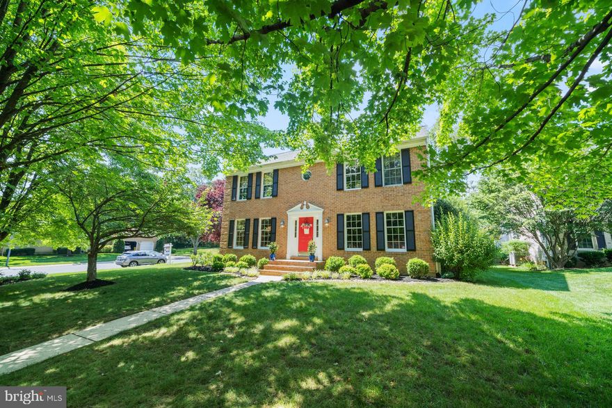 Welcome to one great happy and bright home, just waiting for your own touches. Want to live in Shipley's Choice but not sure you can afford it? Well, we have priced this home right, so the seller can move without doing the whole staging thing to look perfect, and to allow time to find home of choice and maybe a rent back. Unique floorplan with open kitchen to family room with cathedral ceilings and skylights perched between fireplace. So nice and  bright with great flowing floorplan for entertaining.  Formal dining room and cozy living room or office area with big mudroom right off the garage on the main level. Sliders to deck and level fenced yard with mature beautiful landscaping. Four true large bedrooms upstairs and master suite has sitting room which could be a killer walk-in closet.  Real hardwoods thru all main level and upstairs including the bedrooms for those with allergies or pets.  All baths have been remodeled beautifully. CFHOC and would love a rent back if needed. OPEN HOUSE Sunday the 11th 10-1.