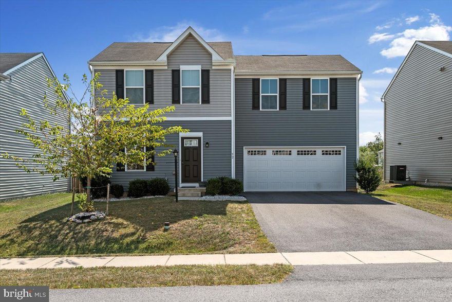 Welcome home to this well maintained 3 bed, 2.5 bath colonial located in sought after Stonecrest neighborhood. The home features an open floor plan on the first level that includes a large family room, eat in kitchen with stainless steel appliances, and a powder room. Upstairs you will find the bedrooms and both full baths and laundry room. The home includes an unfinished basement already roughed in to be finished or used for storage. The back yard has nice views and a fully fenced in yard. Call now to request your showing!