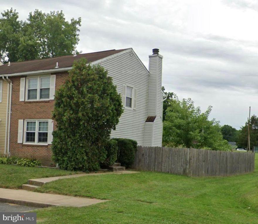 JUST LISTED !!!  Charming 3 bedroom, brick front  End of Group in Nottingham.  Updated kitchen with all appliances, separate dining area and spacious living room with fireplace. Main level also offers a half bath.  Lower level has finished rec room and a laundry room.   Upper level has 3 bedrooms and updated full bath. Home has attic for extra storage.  Other amenities are new roof in 2024, hot water in 2023, brand new carpet in upper level,  crown molding, ceiling fans,  recess lighting & updated windows.  Get ready for Summer cookouts on the deck just located off of the kitchen. Rear yard is fenced and property has 2 assigned parking spaces. Also for small additional fee enjoy a staycation at the community pool on those hot Summer days.