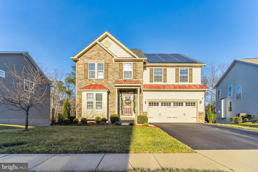 Welcome home to this beautiful colonial in sought after Piney Grove Estate; which features 4 bedrooms, 3.5 bathrooms, family room, finished walkout basement which backs to trees,  hardwood floors, gourmet kitchen with open floor plan, stainless steel appliances, sunroom that brings in alot of natural sunlight, also features  42' inch kitchen cabinets with easy close drawers and pull-down handles, two car garage with newly sealed driveway, custom blinds with window treatments, solar panels, upper level has a large owner's suite with a separate sitting room right outside of the owner's suite, upstairs laundry room for your convenience, home also conveys with a flat-screen tv and a surround sound system, enjoy your favorite artists playing  throughout the entire home, exterior lights; the Christmas Light Package installed by Ecotek  lightening Company, Vivint Home Security System, Nest Thermostat,  beautiful landscaped lawn which backs to trees to enjoy all summer.   Minutes from schools, shopping, public transportation, gas stations, medical facilities, banks, parks, restaurants, movie theater, gym  and more.  This one is just for you!