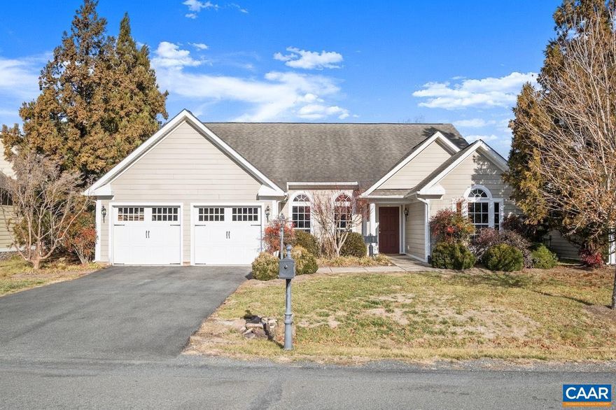 Live in Beautiful Stoney Creek, Nelson county's most beautiful Golf community surrounded by mountain views. This 1 level home is like new with an open floor plan, A primary bedroom with recessed ceilings and 2 car garage. A small back yard is fenced. Everything is perfect Just repainted interiors to a soft grey. The landscaping is taken care of for you. Min 6 month lease. Available October 12, 2024