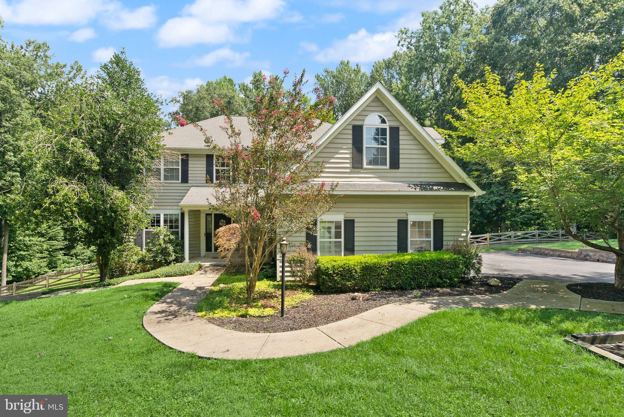 Welcome to Your Dream Home at 6734 Newcastle Ct, Port Tobacco, MD! Tucked away in a private and peaceful neighborhood, this updated 5-bedroom, 4.5-bathroom home offers over 4,200 square feet of living space on a 4.5 acre lot. As you enter, you’ll be greeted by a two-story foyer, with gleaming hardwood floors and high-end finishes throughout. The formal living area to your left flows into the formal dining area and around to the kitchen which easily guides into the eat-in kitchen and inviting family room.
The heart of this home is its stunning kitchen, featuring custom cabinetry, stone countertops, & stainless steel appliances. A large center island offers plenty of workspace, while the breakfast nook, bathed in natural light, overlooks the private backyard and the family room. With access from the breakfast nook and family room to the back deck this is the perfect space for entertaining! Off the family room is a spare room that also features access to the backyard and deck, perfect for an office or playroom. Additionally off the family room is another spare room up a flight of stairs for privacy, with enough space for a bedroom, office, or crafting space (FROG).
On the top floor, you'll find the expansive master suite with enough space for a king bed and sitting area, and features access to a private balcony. The luxurious en-suite bath boasts a walk-in closet and spa-like soaking tub, dual vanities, and a separate shower. Three additional bedrooms and one set of washer & dryers, along with another full bathroom are also on this level.
The fully finished basement would be perfect for an in-law space, rental opportunity, or recreational area. Featuring two rooms and a full-kitchen and living area that has a private exit to the backyard. There is a second washer & dryer as well. This flexible space can easily accommodate a variety of needs, whether for guests, a home gym, or a playroom.
This home is gorgeous on its own, but the massive lot creates a private oasis with over 4.5 acres of gorgeous land. Additional features include a 2-car garage with multiple spaces for other cars in the driveway and recent updates, including newer HVAC systems and water heater.
Located just minutes from Route 301, you’ll have easy access to shopping, dining, and recreational opportunities, including the nearby Port Tobacco River for kayaking and nature walks. This is more than just a home – it’s a lifestyle. Don’t miss your chance to own this exceptional property at 6734 Newcastle Ct. Schedule your private tour today!