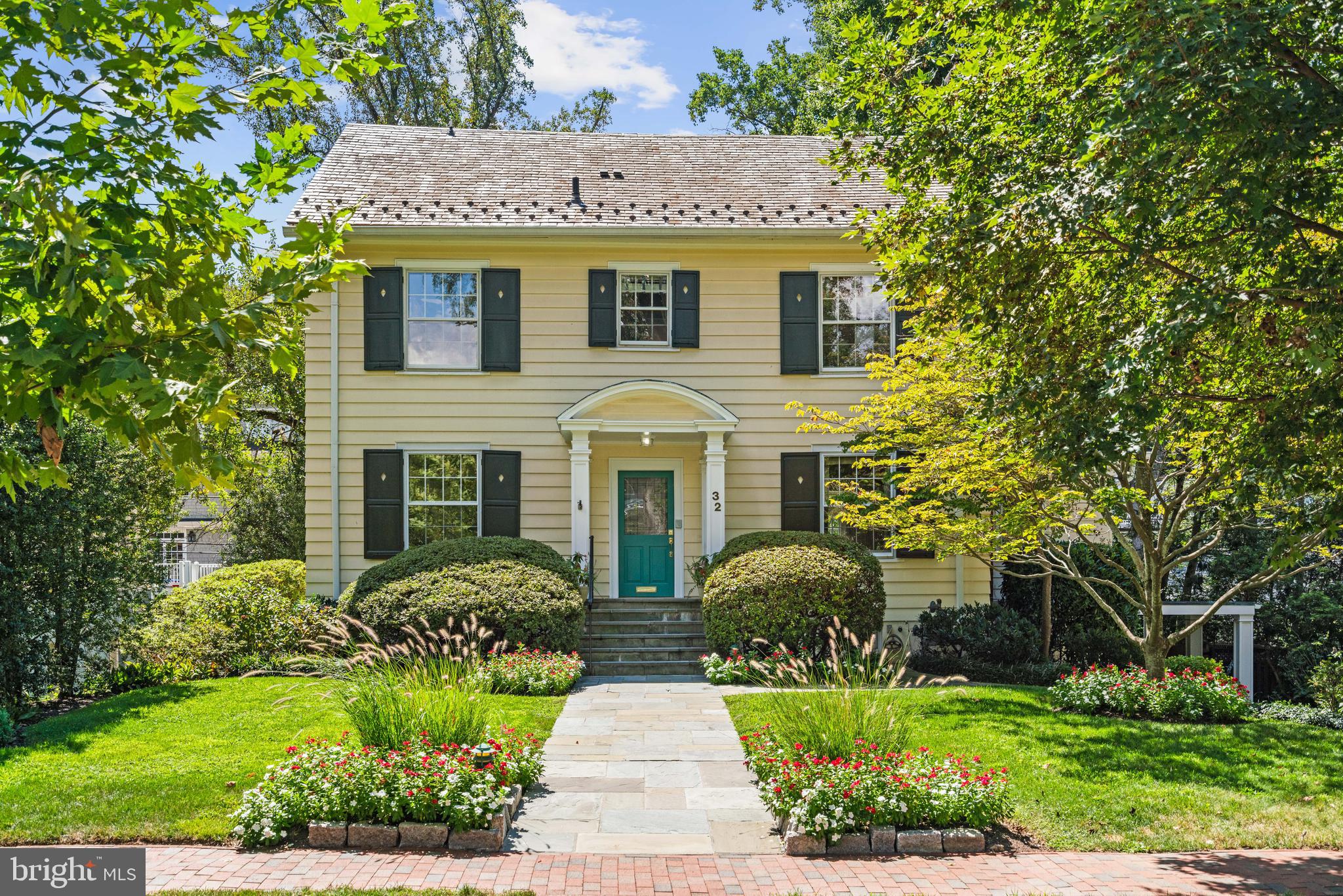 Rarely does a property come on the market on the west side of Chevy Chase Village, east of Cedar Parkway and two blocks in from Connecticut Avenue, that has as much character and superior condition as 32 W. Irving Street. With wonderful curb appeal, a beautiful, landscaped lot with excellent drainage, four levels, six bedrooms, five full bathrooms, one half bathroom, off-street parking, an expansive deck ideal for entertaining, a modern, gourmet kitchen with island with top-of-the-line Bosch and Sub-Zero appliances with an adjoining breakfast area, a finished, top floor with a work space, bedroom and bathroom, and a finished, above-grade, lower level with exercise room, maid’s room and wine storage, this property has been lovingly updated, expanded and cared for by the same family for decades.
Chevy Chase Village offers the masterpiece of local services with a Village Hall, government offices, police force that will collect your newspapers and check on your house while you are away and trash (twice weekly) and recycling collection pickups behind your house or wherever you place it.
With a private feel and quiet neighborhood, this property is near so many amenities, from the commercial area along upper Connecticut Avenue to the Metro, shopping and dining in Friendship Heights and Bethesda. It’s also a convenient drive to the region’s three international airports.