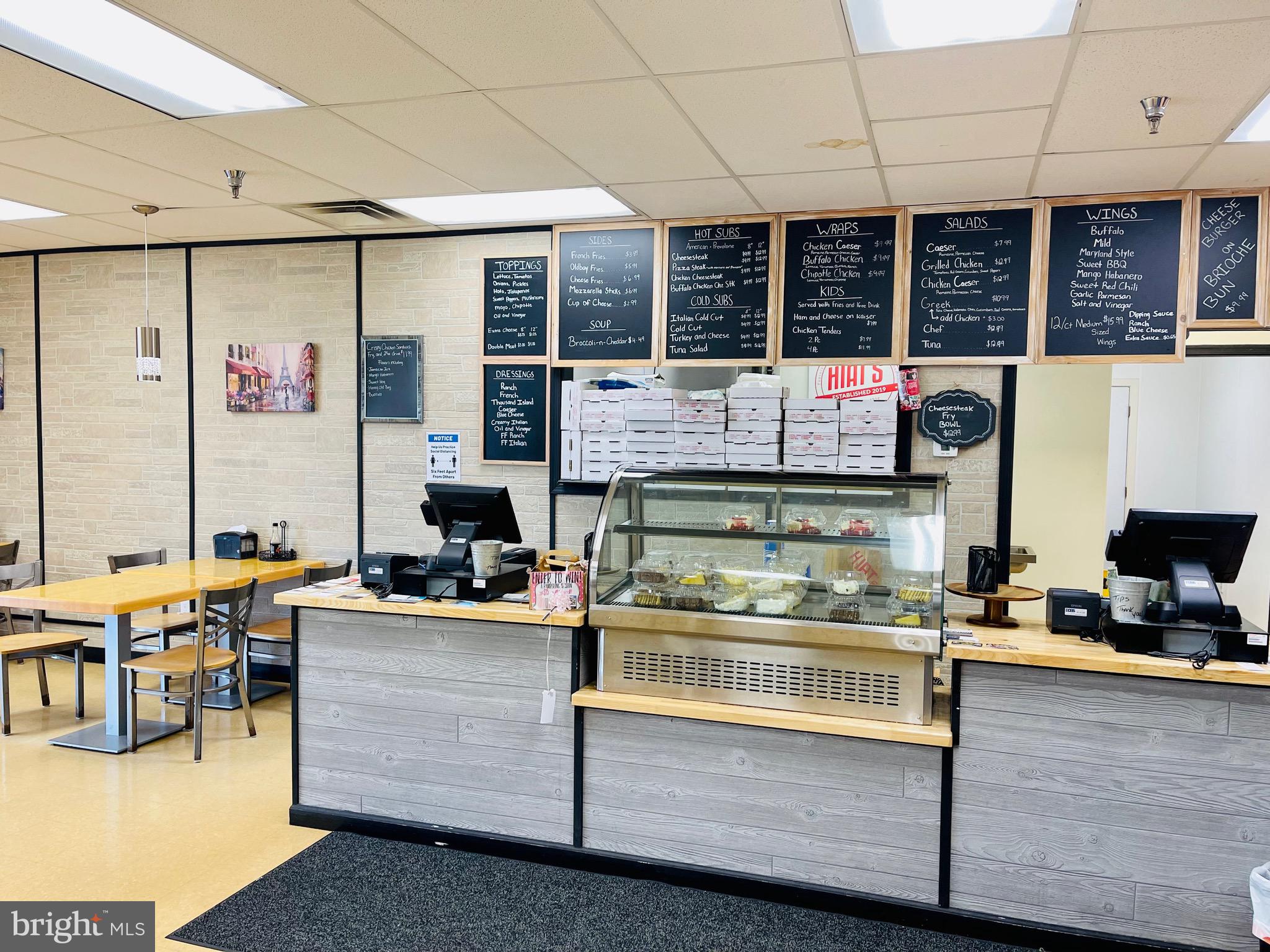 Awesome local Deli and restaurant now AVAILABLE!! This turn key opportunity with new equipment and furnishings is a ready to go profit stream!! Established business with strong customer base, employees and a great menu. Lots of opportunity to grow within a rapidly developing Salisbury market. Business for sale, tenant would have to qualify to takeover the lease. Don't miss this great opportunity!!