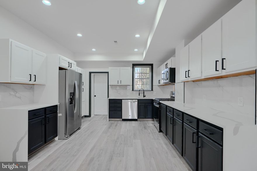 Welcome to 2709 The Alameda! This beautifully renovated home features large windows, luxury vinyl flooring, tray ceilings with built-in lighting, and recessed lighting throughout. The gourmet kitchen is a standout, with two-tone cabinetry, quartz countertops, and stainless steel appliances. You'll love the convenience of having a washer and dryer right on the main floor and a fenced in yard. Upstairs, you'll find three spacious bedrooms and a stunning bathroom. The fully finished basement offers a full bathroom and plenty of storage space. Why rent when you can own? Come see this gorgeous home today!