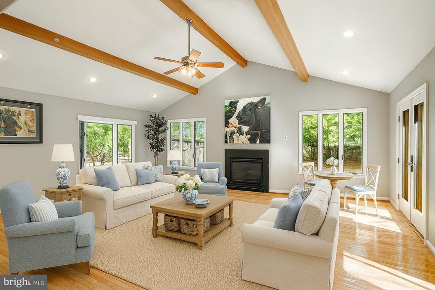 1201 King Road’s prime West Chester location offers the ultimate hybrid of rural beauty, exclusivity and privacy along with the convenience and amenities offered through upscale suburban living in coveted Chester County.  This custom-built beautifully designed and crafted contemporary home on 3.5 dreamy acres is finally available from the original owners and offers a highly desirable floor plan flow for everyday living and entertaining coupled with beautiful architectural details and finishes throughout.  Let’s start with some of this home’s most stunning and practical architectural features that incorporates a passive solar architectural plan.  An 18-foot-high wood burning stone fireplace accentuated with an 1856 historic wood mantel aesthetically divides living room from kitchen and great room offering character, charm and magnificent visual interest.  As an exquisite focal point, the stone fireplace integrates seamlessly with a cathedral ceiling extending to a second-floor catwalk and open space that sets the stage for the wow factor throughout this home.  Many other highly desirable features and upgrades include classic hardwood floors throughout the entire home, granite counter tops in the kitchen, an expansive light filled great room addition with vaulted ceiling, a granite surround gas fireplace, a dramatic sunroom with an 18-foot ceiling off of living room and kitchen, an oversized deck off of great room addition, sunroom and living room for daily enjoyment of pastoral 3.5-acre setting, and a wood burning alternative heating system through a detached structure on the property.  Offering four bedrooms with two bedrooms and a full bathroom on the first floor, and two bedrooms on the second floor, including the primary bedroom suite with an ensuite bathroom just recently upgraded with a stunning new custom tiled shower and frameless shower door.  Primary bedroom suite features vaulted ceiling, balcony with view of first floor sunroom and idyllic 3.5-acre setting.  Flooded with light throughout with numerous oversized windows and sliding doors that span the entire south side of this home.  Aside from an oversized two car attached garage, 1201 King Road offers a heated three-bay detached garage ideal for a contractor, or for additional parking, storage space, the car enthusiast/collector, the art collector, an artist’s studio, a separate home office location, etc.  The original 'Tiny House' on this property exudes an old-world European vibe and can be restored and used for overnight guests, an Au Pair suite, an Airbnb, etc.  An expansive basement is beautifully poised to add additional square footage if needed and features ten-foot-high ceilings, outside access and is already divided to separate added living space from storage space, workshop space, home office space, etc.  While this rare and idyllic 3.5-acre lot is not zoned for subdivision, a separate home can be built to accommodate family members, such as a separate in-law residence.  All of this with an unsurpassed convenient location to major commuting routes such as the Pennsylvania Turnpike, Route 202, Route 30 Bypass & Route 100.  From Route 322 to I-95 provides easy access to the Philadelphia airport, Philadelphia sports venues, Center City Philadelphia restaurants and cultural venues.  Conveniently located to West Chester Boro, Malvern Boro, Exton & Downingtown for retail shopping, restaurants, parks & entertainment including West Chester University and historic West Chester.  Minutes from Exton Septa Train Station & convenient access to a plethora of food shopping options including Wegmans in Malvern.  Easy access to tax free shopping in Delaware as well as Delaware cultural venues, & easy access to Main Line Health/Paoli Hospital, Penn Medicine-Chester County Hospital, Nemours Children’s Health in Glen Mills & Nemours Children’s Hospital in Wilmington, Delaware.  A magnificent estate like setting ready for its next new chapter!