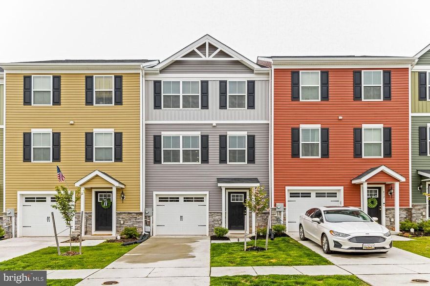Beautifully appointed two year old move-in ready townhome in The Villages at Meades Crossing  This open floor plan home offers many upgrades such as quartz countertops, full height cabinets, stainless appliances and center kitchen island. Luxury vinyl and upgraded carpet throughout the home as well. Relax on your maintenance free composite deck with vinyl railings that overlooks this peaceful community. Conveniently located near major commuter routes to both MD and PA, and still close to downtown Westminster amenities.