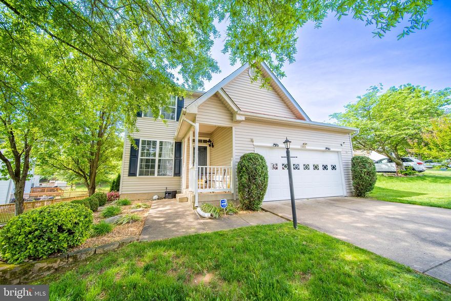 Well maintained home in a very nice neighborhood.  Owners bought the home in 2019.  By that time, roof was brand new; HVAC, insulated 2 car garage and the washer/ dryer.  Home still maintained that fresh paint.  Open floor plan and hardwood floor on the main level.  There is a den or playroom going out to the large deck overlooking green lush view.   Upper level and the basement have carpet floor and was replaced in 2019 when they moved in.  Primary bedroom has walk in closet.  Primary bathroom with soaking tub and was renovated in 2019.  New Water heater.  The basement has updated full bath; two extra storage area, laundry area and a multi purpose room and a walk out access.   The family room is equipped with a fireplace that will set your mood.   Carpet just needs shampoo; the deck needs repair and/or replacement.  Easy access to major highways; close to multiple all amenities, shops, restaurants not to mentioned Potomac Mills is just about 5 miles away. ***PICTURES WILL BE POSTED THURSDAY NIGHT:):) *****DEADLINE FOR OFFERS MONDAY MAY 1 AT NOON..Please ring the bell first before opening the door. .  Seller might be working at the basement.