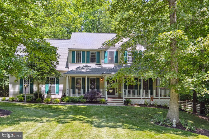 5/6  bedroom, 3.5 bath home, in Summer's Landing,  over 4 acres. This home offers a two story foyer,  formal living room,  formal dining room, family room with a wood burning fireplace that opens to the kitchen. The kitchen has a large breakfast nook. The 9 foot ceilings on the main level. Updated Main level includes  luxury vinyl tile flooring,  granite counter tops,  tile backsplash, recessed lighting and Samsung appliances in finger-print resistant slate! The study could be used as a main level bedroom. The primary bedroom features cathedral ceilings as well as a luxury bath with a seamless glass shower, soaking tub, large walk-in closet and separate water closet.  There are 3 additional generously sized bedrooms, a laundry room and full bath. The walkout basement with a large recreation room and full bath. Large covered patio. Wooded lot provides lots privacy with a deck that covers the entire back of the home and wraps all the way around to the front porch.  Over 4,000 finished square feet of living space to enjoy in this beautiful home!