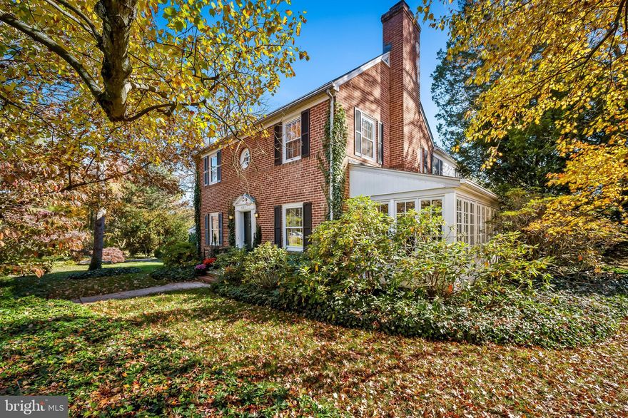 Welcome to 601 Chestnut Ave, a 4-bedroom, 4.5-bath brick home nestled in the coveted West Towson/Chestnut Hill neighborhood. This home exudes charm and elegance with a picturesque setting that blends the tranquility of country living with the convenience of a prime location. Surrounded by mature trees and lush landscaping, you’ll enjoy peace and privacy in a beautiful natural environment.

Inside, the home boasts spacious rooms and gorgeous hardwood floors throughout. The welcoming living room features custom built-ins, dual entrances to a sunroom flooded with natural light, and walls of windows that create a seamless connection with the outdoors. The large, open kitchen flows into the family room, complete with French doors and a gas fireplace—perfect for entertaining and relaxing. A separate dining room offers hardwood floors and custom corner cabinet, ideal for memorable gatherings.

On the second floor, you'll find four generously sized bedrooms, including a spacious primary suite with a full bath and walk-in closet. The second bedroom also offers an En-suite bath, providing comfort and convenience for guests or family members.   Either Bedrooms 3 and 4, adjacent to the full hall bath could be used as a home office.    Fully finished lower level recreation room includes a full bath, laundry and storage.  The one car garage is attached by a covered breezeway.  Don't miss this opportunity!