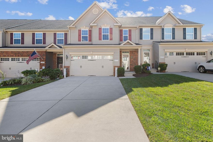This beautifully maintained 3-bedroom, 2.5-bath Colonial-style interior townhome offers over 2,700 sq. ft. of finished living space across three levels in the sought-after Fallston Commons 55+ community. Built in 2015, this home features an open and versatile layout designed for both comfort and functionality. The main level includes a spacious kitchen with ample cabinetry and dining space, a bright morning room with upgraded hardwood flooring, a bedroom with a nearby full bath, and a convenient half bath. The thoughtful layout provides flexibility for entertaining, everyday living, and hosting guests. Upstairs, you’ll find two additional bedrooms, another full bath, and a finished storage room, offering plenty of room for visitors, hobbies, or a home office. The unfinished lower level provides excellent storage, potential for future customization, and a rare set of walkout stairs leading directly to the backyard — a feature not commonly found in this community. An attached two-car garage with inside access and a concrete driveway add everyday convenience. Enjoy a low-maintenance lifestyle with access to community amenities including an outdoor pool, clubhouse, fitness room, tennis courts, and pickleball courts. The HOA covers common area maintenance, lawn care, snow removal, trash service, and pool access. Recent updates include smoke detectors (May 2024), microwave (July 2024), dishwasher (March 2025), and a constant-pressure sump pump (2016). Outside, the home features a fenced area, steps, and a patio, perfect for relaxing or entertaining.