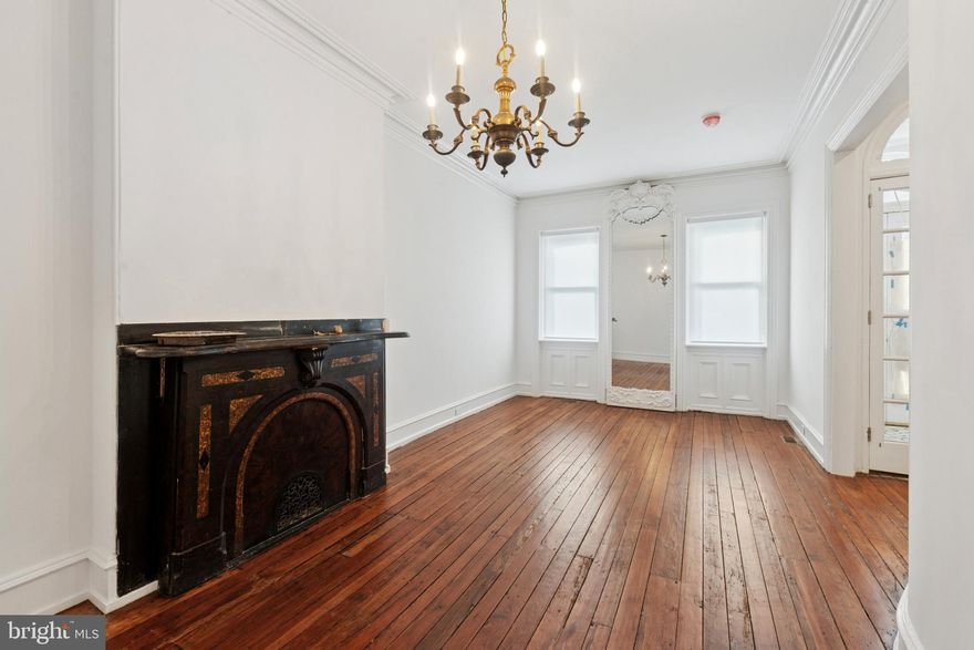 A Fishtown row that has been immaculately and lovingly restored, while outfitted with top-tier luxury modern amenities in a location that is hard to beat. Welcome to 2317 E Cumberland Street, a 4 BR/3.5 BA rental that truly has it all. Enter the home and be greeted by the grand front living room, complete with massive windows and the original chandelier, marble mantle, and detailed moulding. Past the historic stairs, make your way to a brand new hall powder room and spacious dining room, perfect for entertaining. Continue on to the star of the first floor, the oversized luxury kitchen that is fit for a king (or a professional chef!). Forest green shaker cabinets, white countertops, subway tile and gold accents complement the stainless steel professional-grade appliances. The entire room is lit by a wall of floor-to-ceiling windows and glass door to your own private outdoor oasis. Upstairs, you will be in awe by the spacious primary suite, accompanied by a massive bathroom dressed to the nines. The second bedroom also offers plenty of space, closet storage, and a breathtaking en-suite bathroom. The third floor comes complete with two additional well-sized bedrooms, ample closet space, and a hall bath for convenience. The entire home is flooded with natural light, highlighting the beauty of the original hardwood flooring and restored details. Steps away from Meetinghouse Pub and Circles & Squares Pizza. This home is situated perfectly between Aramingo and Frankford Avenues, offering endless access to all the local hot spots, including Circle Thrift, Fishtown Crossing, Riverwards Produce Market, Philadelphia Brewing Co and plenty more! Only minutes away from access to I-95 and the Market Frankford Line.  Tenant responsible for all utilities. Generally, first, last, security is due upon move-in. $40 application fee. Available now.