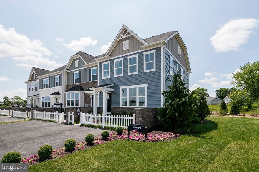 Welcome to Townes at Montgomery View! Your interior unit Wexford Model is a "Must See". Enter your fenced courtyard to a covered porch.  The main level will boast a large living room, powder room, luxury kitchen with 42" cabinets, dining space, and a French door to your oversized deck. Upstairs, you will find 9' ceilings, owner's suite with walk-in closet & luxury bathroom, and large second and third bedrooms. Finished basement with French doors that lead to your study completes your new dream home, stainless steel applieances, Nest Thermostat included. We OFFER 100% FINANCING & OFFER CASH TOWARD CLOSING COSTS WITH USE OF NVR MORTGAGE! Call to make an appointment to build your dream home TODAY!