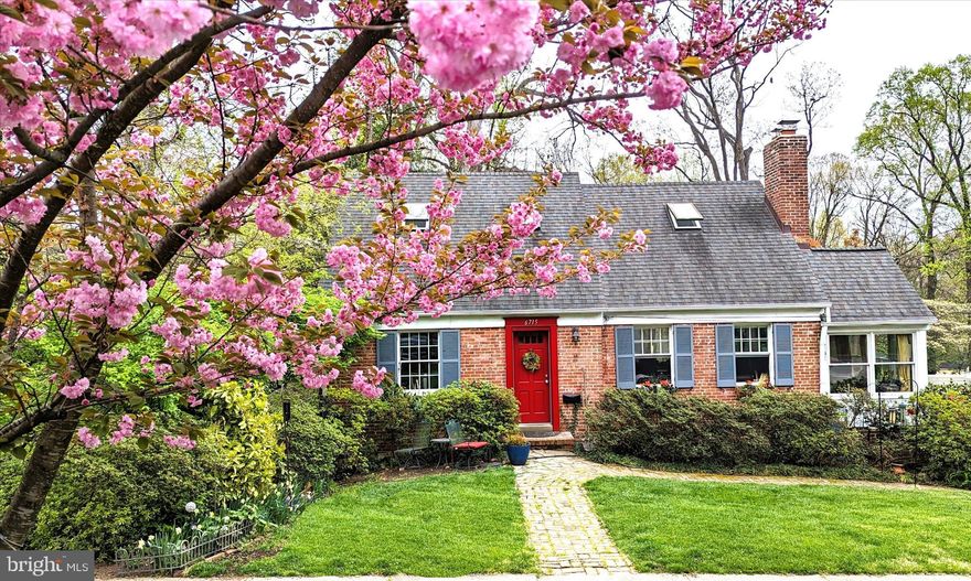 Timeless brick Cape Cod reimagined for today’s lifestyle, offering five bedrooms, three full baths, and a fully independent lower-level residence, all set on a lushly landscaped, private lot. Classic architecture meets modern comfort in this thoughtfully designed home.  Enter to the airy, light-filled main level boasting an open floor plan with living and dining areas and a beautifully updated kitchen highlighting rich hardwood floors and a wood-burning fireplace, creating a warm and inviting atmosphere ideal for everyday living and entertaining. Two main-level bedrooms and a full bath provide flexibility, while a finished sunroom offers the perfect space for a home office, studio, or cozy retreat.  The renovated kitchen features elegant quartz countertops, stainless steel appliances, and upgraded cabinetry, with direct access to a screened porch that captures tranquil views of the backyard, perfect for effortless indoor-outdoor living.  Upstairs, two generously proportioned bedrooms feature hardwood flooring, skylights, and custom built-ins for smart storage solutions. A full bath serves this level with comfort and convenience.  The lower level expands the possibilities with a private one-bedroom apartment featuring its own entrances, full bath, kitchenette, living area, and separate laundry, ideal for guests, extended family, or rental income. Additional storage, workspace, a second laundry area, and the option for an extra bedroom further enhance the versatility of this level.  Outdoors, the backyard is a serene sanctuary framed by mature landscaping, offering both sun-drenched and shaded spaces that feel worlds away from the everyday.  Situated in the highly desirable community of University Park, this residence enjoys close proximity to major commuter access routes, MARC and Metro transit options, University of Maryland, and the Route One Corridor, placing shopping, dining, and entertainment just moments from your door.