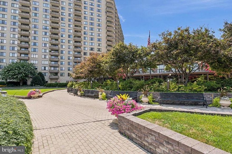 Located in Bethesda, MD, this spacious 2-bedroom, 1-bath unit offers convenience and comfort just minutes from Washington, DC. The updated kitchen features stainless steel appliances, beautiful wood cabinetry, granite countertops, and a stylish tile backsplash, opening to the family room for an airy, open-concept layout. Spacious private balcony off of the family room, great for outdoor dining or relaxing. Enjoy the convenience of having an elevator in the building, and on-site laundry facilities. The monthly HOA fee covers all utilities, taxes, building insurance, cable, and access to amenities including pools, an exercise center, tennis courts, and walking paths. A fantastic opportunity to enjoy modern finishes, abundant amenities, and a sought-after location.