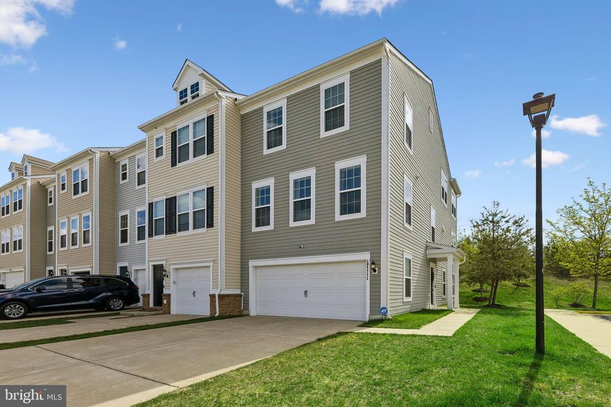 Truly Amazing spacious end-unit townhome built in 2016, featuring three bedrooms and two and a half baths. This beautifully maintained home offers a modern open floor plan, perfect for both everyday living and entertaining. The main level showcases hardwood floors and a gourmet kitchen complete with a large island, stainless steal appliances, ideal for gathering. Enjoy additional living space with a bright sunroom, cozy sitting room, and access to a private deck.

Thoughtfully designed with bump-outs on all three levels, this home offers extra space and functionality throughout. The interior reflects a clean, classy aesthetic with updated light fixtures and meticulous upkeep. 

Complete with a two-car garage and ideally located close to Quantico, Fort Belvoir, shopping, dining, and multiple commuter options—this move-in ready home truly has it all!