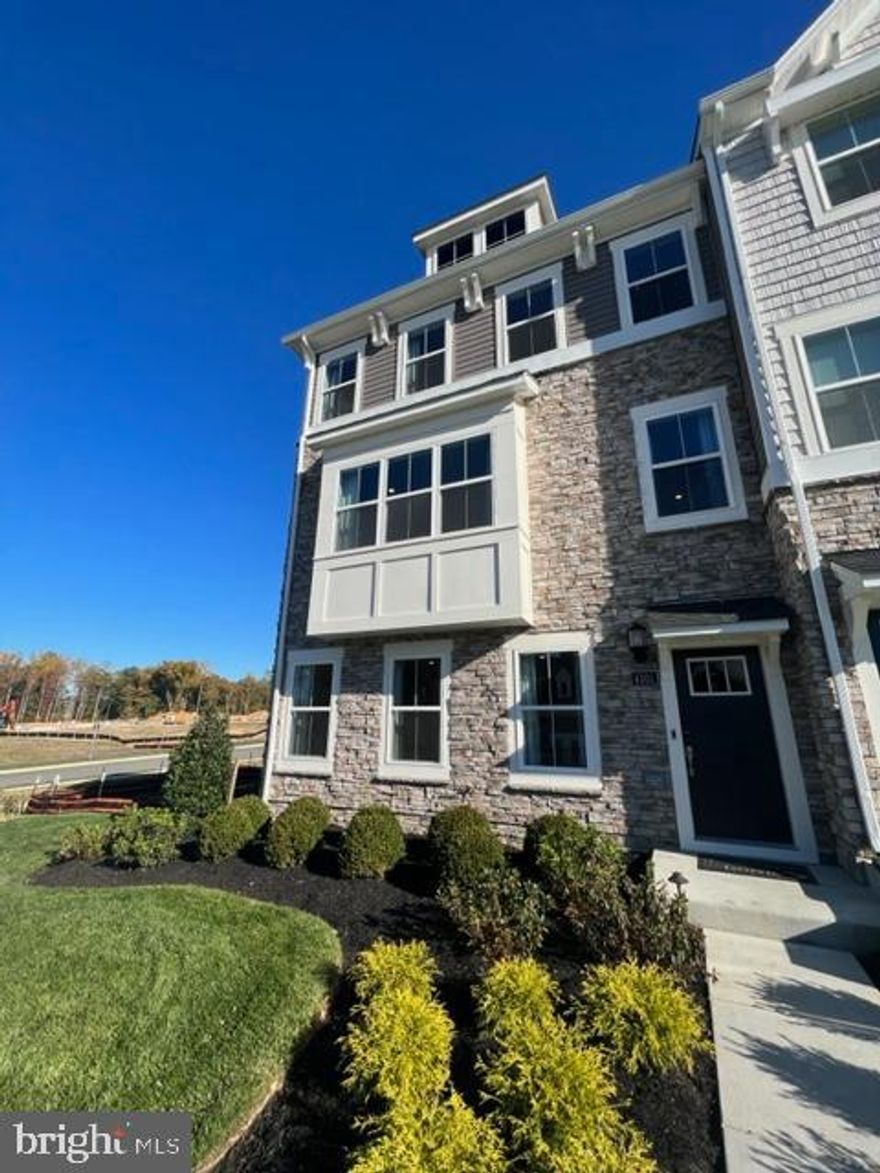 Welcome to the newest subdivision of Charles County Maryland, the Highlands.  Featuring this immediate
delivery Easton end unit townhome. This spacious townhome boasts 3 bedrooms, 3 full baths and 2 half
baths.  The open floor plan main living area features a lower level powder room, grand island with butlers pantry and walk in pantry. Gorgeous granite and upgraded cabinets are highlighted with ample natural light. Tour this beauty today!  Special incentives available with the use of Lennar Mortgage. Photos are of actual home. December Delivery