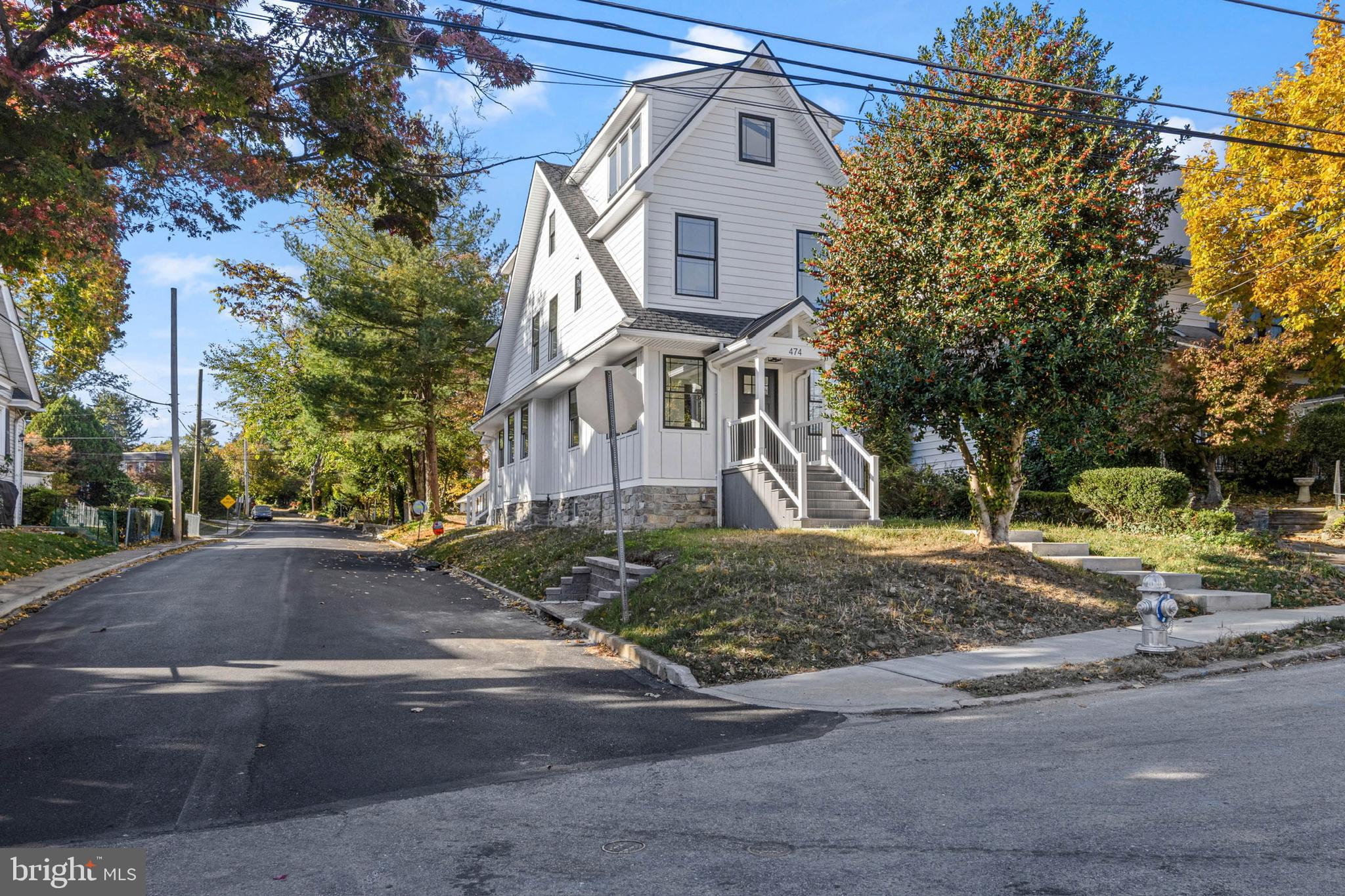 Welcome to 474 Brookhurst Ave, a fully renovated 4-bedroom, 2.5-bathroom home nestled on a tranquil street. This residence offers the perfect combination of convenience and comfort, located just a short distance from the supermarket, a variety of restaurants, and the vibrant Narberth Borough.
Offering the perfect blend of convenience and comfort, this inviting residence presents a open, modern floor plan and an abundance of natural light which flows throughout. The kitchen, highlighted by elegant quartz countertops and stainless steel appliances, seamlessly connects to the dining area and spacious living room, creating an inviting space for entertaining and everyday living. The main floor also features a convenient laundry room, complete with a brand-new washer and dryer, as well as a half bath.
Square footage estimated by the Seller since the brand new contruction of the upper three floors were added.
On the second floor, the primary suite boasts a luxurious walk-in glass shower and a double sink vanity. Two additional bedrooms and a second full bath complete the second level. The third floor offers an expansive, versatile space with great views of the town, perfect for a fourth bedroom, a home office, or even divided into two rooms for added flexibility. The unfinished lower level provides additional storage, while the brand-new heater and HVAC system ensures year-round comfort. Outside, a driveway and a spacious rear property offer plenty of space for outdoor enjoyment and relaxation.
474 Brookhurst Ave is the perfect place to call home, blending modern amenities with a welcoming, convenient location.