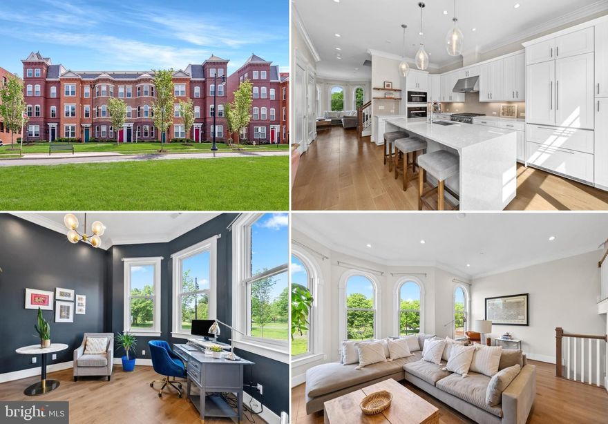 FOUR LEVEL, ELEVATOR TOWNHOUSE WITH ROOFTOP TERRACE & TWO-CAR GARAGE * Check out the VIDEO! * Distinctive features include GRACIOUS 9-FT & 10-FT CEILINGS, gorgeous ANDERSON WINDOWS (some with transoms!), WOOD FLOORS throughout the entire home, CHEF'S KITCHEN with MIELE APPLIANCES, stunning cabinetry, QUARTZ COUNTERS, and SMART HOME features __________ The three bedrooms and main level office are serviced by an ELEVATOR that travels to ALL FOUR LEVELS * ALL ROOMS & SPACES ABOVE GRADE  * Each bedroom includes an EN-SUITE BATHROOM and large closet * The owners’ suite features two closets and a bathroom that offers a DUAL SINK VANITY with quartz counter and SPA-STYLE SHOWER __________ TANKLESS HOT WATER heater and TWO-ZONE HVAC  * Rooftop terrace has gas, water & electric * Low monthly community fee and six guest parking spaces are available __________ The Towns of Abingdon Place is an intimate community of 19 homes designed and inspired by the character and charm of Old Town Alexandria * Located near the Potomac waterfront, walking paths, parks and green spaces,  and historic King Street * Stroll to Montgomery Park for the farmer's market (and bring your dog to the dog park there!) or to Oronoco Bay Park for a scenic walk along the river __________ Enjoy the nearby restaurants and retail: West Elm is 2 blocks, Harris Teeter is 3 blocks & Trader Joes is 5 blocks * Make Old Town Alexandria your kitchen away from home at Hank’s Oyster Bar, Sisters Thai, Oak Steakhouse, Hinata Sushi Bar, Royal Restaurant, Zento Japanese Restaurant & many other fine eateries and shops __________