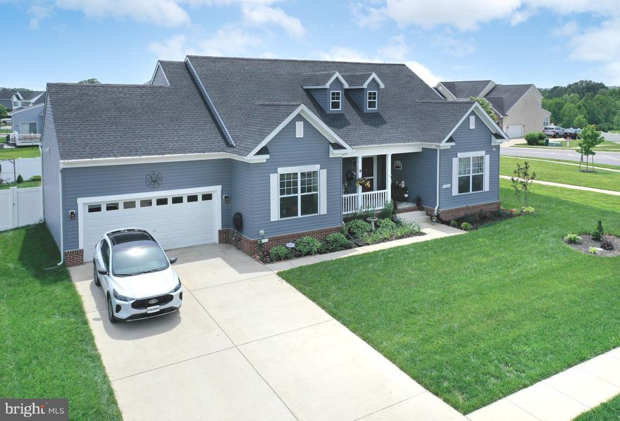 PRICE IMPROVEMENT!  **Custom Floorplan** Front Load Garage with expanded guest parking on driveway,  upgraded cabinets, Countertops, and custom Primary suite walk in frameless glass shower.   Built on an oversized premium corner lot with extra large fenced backyard. Customized Lusby model built in 2020  in the highly desirable Clarks Rest Community.  This home has the builders 2-10 home warranty which transfers to the new homeowner.  VA assumable loan available (to veteran only) at 2.75%. This exquisite home boasts an open floorplan that flows effortlessly.  The generous-sized kitchen features 42 inch cabinetry along with space for floating shelves, upgraded granite counter tops, center island, coffee bar, walk in pantry with transom window, stainless steel appliances, and a formal dining area adjoined with the kitchen. The family room is off the kitchen for great entertaining  and has a walk out to the rear covered patio, sun deck, and an additional patio all overlooking the fully fenced rear yard. The primary suite has its own access to the rear covered porch, along with a walk in closet, and a luxury bath with a walk-in frameless glass shower and dual sink vanity. There are two additional rooms and a hall bath on the main level as well.  The lower level has a media room/rec room, storage rooms, and an expansive additional unfinished space with windows where you could have two additional bedrooms. The lower level is built with a rough-in for future full bath, as well. Additional attributes to this home are  built-in Wi-Fi extenders, active security system, two car front load garage, premium corner lot, expanded covered front porch, and a gazebo and firepit for relaxing and entertaining.   Clarks Rest residents enjoy a range of community amenities, including the community pool, a baby/toddler pool, sports courts (basketball and tennis), a beautiful clubhouse, walking nature trails, playgrounds, and open green spaces for relaxation and play.  
Experience the best of Leonardtown living with the seasonal Leonardtown Trolley (Trolly pickup and drop off location just steps from the front door).  Hop on right from your neighborhood sidewalk and enjoy the ride around town with stops at the local winery, restaurants, pubs, coffee shops, charming bakeries, and of course, the Leonardtown Wharf.  Spend your free time at nearby parks, beaches, museums, boardwalks, and theaters.
Located just a short drive from Patuxent Naval Air Station (PAX), this home also offers access to excellent Leonardtown schools: Leonardtown High, Leonardtown Middle, and Leonardtown Elementary.
Clarks Rest is a "walkable" community providing sidewalks throughout that also lead to the charming downtown with many stops along the way, including the library, schools, parks, and more. Love where you live here in Leonardtown, a most convenient place!