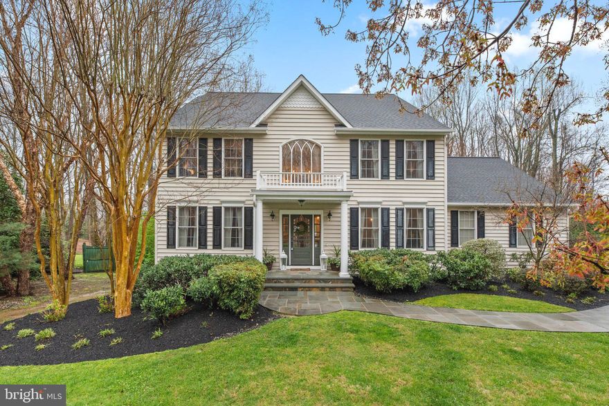 This home has it all! Generously renovated and impeccably maintained home nestled on a large private 1.65 acre lot in Annapolis. A truly unique property - just minutes from all Annapolis has to offer, from historic downtown, Annapolis Town Center, and limitless shopping & dining options- while also providing the secluded privacy of a large wooded lot with direct access to miles of hiking trails directly accessible from your backyard. Out back you will be ready for warm weather in your newly constructed custom salt water pool and spa (2021), and the incredible bonus of an additional lot that coveys with the property minutes down the road in Epping Forest community, a private waterfront community, providing access to amenities such as beach, clubhouse, boat ramp, tennis courts, summer camp programs and more! From the moment you arrive you will be delighted by the tailored exterior, portico entrance, lush landscaping and 3 car garage. As you enter the home you will find a grand two story foyer with an abundance of natural light. The dining room to the right and formal sitting room to the left are tastefully designed with crisp crown molding and shiplap walls. French doors provide the perfect entrance to your private office or main level playroom. A butler pantry guides you into your gourmet kitchen with high end stainless steel appliances including a wolf gas cooktop and 42 inch cabinetry, all open to the great room with access to your rear deck. Upstairs the spacious primary bedroom offers a walk in closet, bonus room and new custom bathroom complete with soaking tub, glass enclosed shower and dual sinks providing the perfect retreat. Three additional bedrooms and two full bathrooms finish out the upper level. The expansive lower level provides plenty of space for game nights or movie nights with the whole family. A large fifth bedroom and full bathroom provide the perfect spot for your out of town guests.