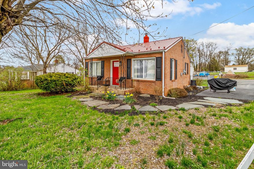 Adorable brick rancher with a metal roof and a great yard setup! This move-in-ready home offers one-level living, updated flooring, a spacious living area, an efficient kitchen with plenty of storage, comfortable bedrooms, a full bath, and a flexible bonus space perfect for a home office, den, or hobby room. Outside, enjoy a paved driveway, fenced section, and a large yard with room to relax or entertain. Convenient location close to everyday amenities and commuter routes makes this one a must-see! The property is tenant occupied need 24 hour notice. Lease expires  5/1