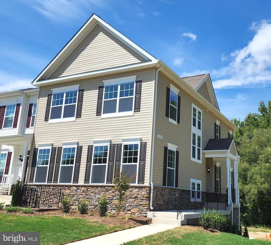 Sold & Settled New Construction Townhome at the Clark's Rest Neighborhood in Leonardtown.  The Callaway #1  (End Unit) townhome featuring a  2-Car Rear Load Basement level Garage consists of over 2800 sq. ft of finished living space on 3 levels, with 3 upper level bedrooms and 2 baths,  a half bath on the main level as well as finished basement that will consist of a rec room, another full bath and a den/4th bedroom with window well. 1st floor highlights for this home are an extended kitchen w. peninsula island with family room off to the side, a separate dining room as well library area at the front. Laundry room is located in the 2nd floor hallway with a huge storage closet also in the hallway. Owners bath will feature separate soaking tub & shower with private toilet area and double vanity. There is also be a large composite deck off of the rear of the 1st floor. 

Upgraded options in this home include vinyl planks at  the Foyer, Powder Room and Kitchen/Breakfast, Stainless Steel Appliances including a microwave hood, Granite Kitchen counters, maple cabinets, ceramic floors and upgraded tub/shower surrounds for the owners bath, ceiling fan pre-wires for all bedrooms, upgraded carpet and pad, plus so much more!!! 

Community Amenities for the Clark's Rest neighborhood feature a Community Clubhouse, Pool, Basketball , Walking Trails, Tennis Courts, Playground, and sidewalks.