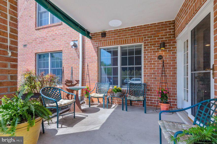 2 BR | 2 BA | Flex Den + Patio— Welcome to easy, low-maintenance living in the heart of Timonium!  This beautifully maintained first-floor unit at 600 Straffan Dr #106 offers the perfect blend of comfort, convenience, and accessibility—ideal for those seeking one-level living.  This sought-after layout features 2 spacious bedrooms, 2 full baths and a versatile den - perfect for a home office, guest room or fitness space to fit your lifestyle.  Step inside to find a bright and inviting layout with an open-concept living and dining area, perfect for both everyday living and entertaining. The dining room has beautiful custom built-ins and the living room has a cozy gas fireplace.  Large windows fill the space with natural light, creating a warm and welcoming atmosphere. The renovated kitchen is thoughtfully designed with ample cabinetry and workspace, an oversized island, stainless steel appliances and plenty of room for a table - perfect for casual dining or morning coffee.  The primary bedroom is spacious, has a walk-in closet, and  an en suite bath with a walk-in shower.  The recently renovated hall bath adds a fresh, updated feel and is perfectly positioned to serve the second bedroom and guests alike.  Just of the kitchen and living room, step out to your patio - ideal for al fresco dining, morning coffee or unwinding at the end of the day.  The ground level location makes daily living effortless.  Additional highlights include in-unit laundry, ample parking, and a well-maintained community setting.  Located just minutes from shopping, dining, and major commuter routes, this home puts you close to everything Timonium has to offer while still providing a quiet, residential feel.  Easy living, ideal location, and move-in ready—schedule you showing today!