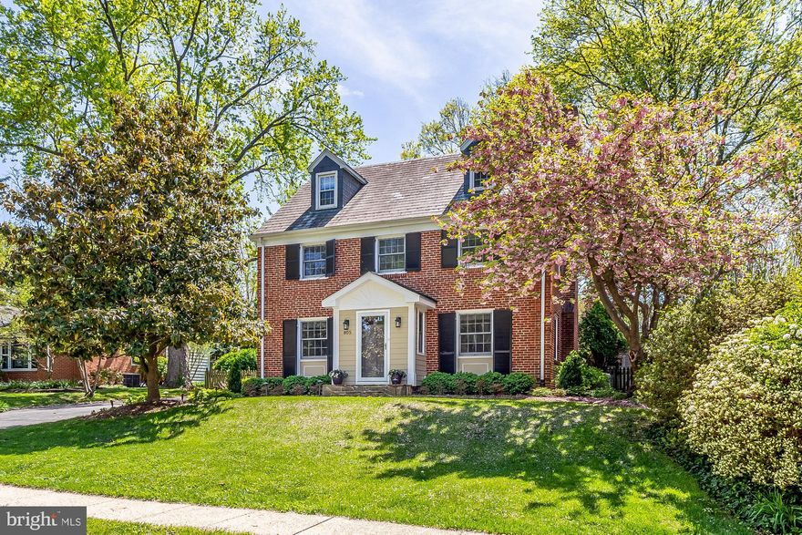 Stunning 5 bedroom, 6 bath home on a beautiful street in the much sought after neighborhood of Stoneleigh!   Fabulous first floor mudroom and laundry addition with white cabinets, granite counters with sink, coat closet, kitchen equipment closet and doors to the back patio and driveway. Complete kitchen renovation with all new appliances, including Thermador 6 burner gas range and dishwasher, granite counters, kitchen island with seating for four,  Italian tile back splash, soft close raised panel white cabinets/drawers and spacious eating area. Family room with gas fireplace, built-ins, recessed lighting and ceiling fan. Front entry/foyer addition including a new stone porch and walkway. Oversized formal living room with wood burning fireplace and crown molding. Formal dining room with bay window, crown molding and wainscoting. Half bath on the entry level and hardwood floors throughout. Second level includes the primary bedroom with en suite bath and two closets. Two additional bedrooms on this level, one with a sink and water closet and a full bath in the hall. Third floor with two additional bedrooms and half bath. Lower level with finished rec. room with full bath addition and large storage room. Gorgeous fenced backyard with expanded paver patio, shed, deck box. New landscaping, drainage system and lighting installed by Maxalea. Copper flashing around chimney and vents. New paint throughout house, interior and exterior. New carpeting on 3rd floor, basement and all stairways. This home has been extensively renovated throughout! Walking distance to Stoneleigh Elementary and pool.