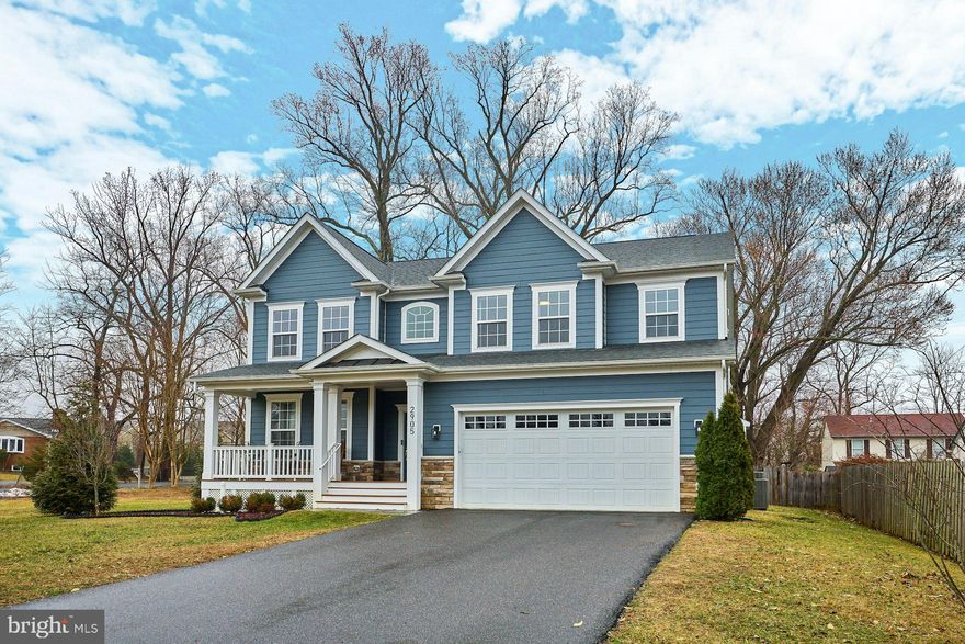 Why wait on new construction when you can have better than new - right now?

Welcome to this stunning Falls Church Craftsman, just six years young and thoughtfully upgraded beyond what most new builds offer. Perfectly sited on a flat ½-acre lot in a quiet cul-de-sac, this home delivers space, style, and privacy - complete with a fully fenced backyard.

Inside, the open-concept main level is designed for both everyday living and easy entertaining. At the heart of the home, a sprawling modern kitchen with gas cooking anchors the space, flowing seamlessly into spacious living and dining areas. Start your mornings on the covered back porch and unwind in the evenings in front of the fire.

Unlike brand-new construction, this home already has the high-end enhancements you will love - including a fully finished lower level with a sleek wet bar/half-kitchen that opens to a dedicated theater room, creating the ultimate entertainment zone. An electric vehicle charger is already installed, whole-house surge protection, and a robust smart home system that allows for extensive automation throughout.

And here’s the game-changer: a rare 2.5% assumable VA loan - an extraordinary opportunity in today’s rate environment.

Just one block from the James Lee Community Center (full of activities ranging from Art to Pickleball), close to restaurants and shopping, Rt 50. Rt 66 and a super short drive to Metro - LOCATION is an A+!

No construction delays. No upgrade add-ons. No waiting. Just a beautifully completed, move-in-ready custom home with all the extras already in place.

This is one you won’t want to miss.