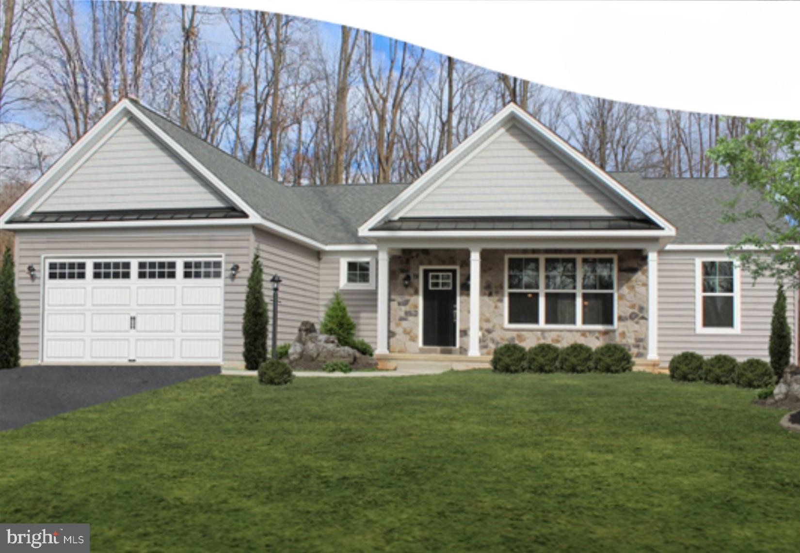 This classic Rotelle-built ranch plan epitomizes timeless, one-story living. The home welcomes you
with a charming gable roof front porch, leading into a spacious great room that can feature an
optional vaulted ceiling and a cozy gas fireplace. Adjacent to this room is a U-shaped kitchen with a
breakfast bar that opens to the dining area.
The hallway leads to two generously sized bedrooms and a hall bath. On the opposite side of the
floor plan, the owner's suite offers a peaceful retreat with a large bedroom, a spacious walk-in closet,
and a private bathroom complete with a shower and double vanity.
Rounding out the home is a two-car garage and a convenient laundry room, making this residence
an ideal and economical solution for one-floor living.
For 35 years, family-owned and operated Rotell(e) Development Company has been Pennsylvania's
premier home builder and environmentally responsible land developer. Headquartered in South
Coventry, we pride ourselves in our workmanship and stand behind every detail of each home we
build.
HOUSE IS TO BE BUILT. Come to our Studio to take a look at all of the various house plans we
have available. Our plans range from ranches to cape cods to two-story homes! We also offer a
variety of options to make your home the dream you imagine! Call today and speak to one of our
Home Experts at Studio (e)!
*Please Note: Pictures show options not included in the listed sales price or as a standard. Listing
reflects price of the Parker in the version of (e) series being advertised.
Lot currently has an oversized pole barn- which might be able to remain if desired. Check with township to be sure.
TAXES ARE BASED ON CURRENT LAND ONLY- TAXES will change once home is built.