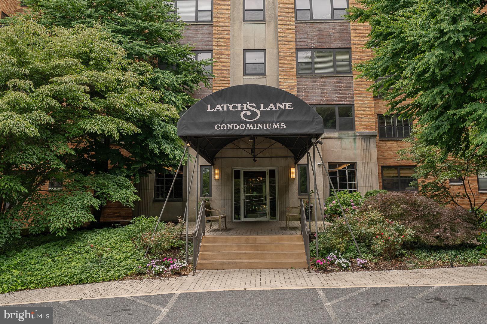 Beautiful newly renovated 2 bedrooms, 2 baths condo for rent at Latches Lane in Lower Merion. Unit 512 has a beautiful renovated kitchen with Maple solid wood cabinets, Quartz countertops, backsplash, new stainless steel appliances, gas stove, dishwasher, and refrigerator---Kosher settings available. The large living room is bright and airy and gets lots of sunshine in the morning. Separate Dining Room. The primary bedroom has a large custom closet with a renovated main bathroom with tub. Second bedroom has a hallway renovated bathroom with a walk in shower. Large windows throughout in each room. The hardwood floors have been sanded and stained. Freshly painted. The rent includes water, heat and gas. There is a laundry room and a Gym in the lower level. Outdoor pool has a small membership fee or $5. per use. Plenty of outdoor parking in the complex. Indoor parking available. Great location! Bus stop around the corner, walk to train and only 20 minutes to Center City. Walk to Bala Cynwyd Library, Starbucks and great eateries.