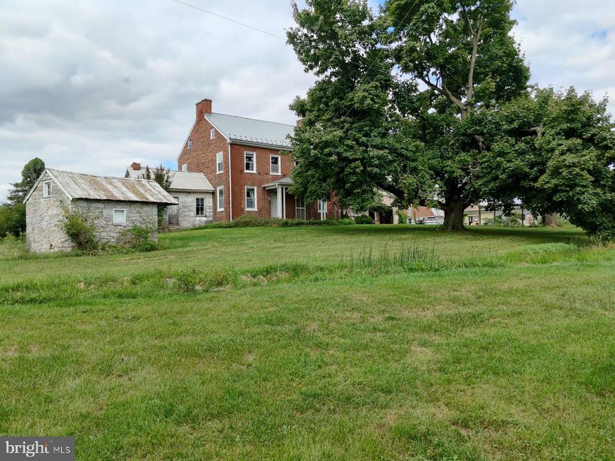 This property sits next to a Norfolk Southern Railway Intermodal Rail Yard , is 4 miles
from Hagerstown Regional Airport, close to 2 major Route 81 Interchanges (Exit #1 and
Exit 3) and very close proximity to Route 11 - Molly Pitcher Highway. Property sits
directly across the road from Walmart Fulfillment Center.

Subject property being sold along with  adjacent parcel # 01-0A27.010A.000000. 

Zoning - Industrial District of Antrim Township, Franklin County, PA:

Please contact Antrim Township for final accepted uses
Accepted Uses: Manufacturing, assembling, converting, altering, finishing, cleaning or any
other processing, handling or storage of products and materials. Building materials' storage,
lumber yards and lumber mills. Freight and truck terminals, distribution plants, warehousing and
wholesaling facilities. Printing, bookbinding and newspaper publishing.Research and design
offices and laboratories.
All uses that are similar to the previously stated and not otherwise prohibited.
Accessory uses and buildings customarily incidental to the previously stated uses, including
dwellings only for bona fide caretakers or watchmen.
Lodges and fraternal orders.
Health clubs, health spas and other similar establishments, subject to the requirements of Public
utilities (i.e., sewer, water, gas, etc.). Federal, state and local government offices and accessory
uses, and other municipal essential services (i.e.,fire, police, nonprofit recreational facilities,
etc.). Public schools and essential uses, provided that all outside active play areas are screened
from adjacent properties. Truck stops. A facility designed especially to be used for long-distance
truck drivers that may include but is not limited to restaurants, fuel pumps, repair garage, truck
service etc. Truck, semi trailer and full trailer sales. Uses where the primary business involves
truck traffic, including but not limited to semi trucks, tractor-trailers,eighteen-wheelers, etc.

Existing Buildings:

Building Site #1 -large brick, 4bed, 1 bath two story farmhouse, 30x34 wood - built equipment
shed with lean-to, 45 x 32 block garage with 3 overhead doors, 42 x70 two-story bank barn,
18x64 Wooden implement shed / chicken pen.

Building Site #2 - large brick, 4bed, 1 bath two story farmhouse, 18 x 36 wood implement
garage, 15x 30 wood shop / chicken barn, 52x100 two-story Bank Barn

Building Site #3 - 30x50 2 bed,1 bath rancher with 20x22 two car garage