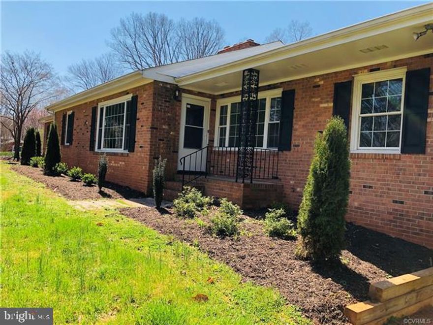 Gorgeous All Brick Ranch with Walk-Out Basement! Low Maintenance Exterior and Perfect Layout for Entertaining! Fully Renovated, Minutes to Lake Anna, Water Front Dining and Entertainment! Five (or 6) Bedrooms and 3 Full Baths. Main Living Area on 1st Floor includes Eat-in Kitchen with Granite Countertop and Bar, Breakfast Nook, Stainless Steel Appliances, New Soft Close Cabinets. Kitchen is open to the Cozy Dining Room with Fire Place, Bay Window and Convenient Florida Room Entry. Living Room and Office/Study with Separate Driveway Entrance, Large Deck and Utility Room. The Master Suite is complete with Full Bath and His/Hers Cedar Closets. Two Additional Bedrooms, on the Main Floor. In the Basement you will find a 2nd Full Kitchen, Dining Room, Living Room, Rec Room, Full Bath, 2 Bedrooms, Utility Room w/Sink and a Large Brick Patio from the Walk Out Basement. ** Dual Zone HVAC ** Extremely Wide Paved Driveway ** Nice Big Corner Lot with Mature Landscaping on a Dead End Street ** Attached Storage Shed ** Great for Multi or Large Family Living ** Lots of Possibility's (In-Law Suite or Apartment, AirBNB)! Country Living with nearby Grocery and Shopping Centers!!