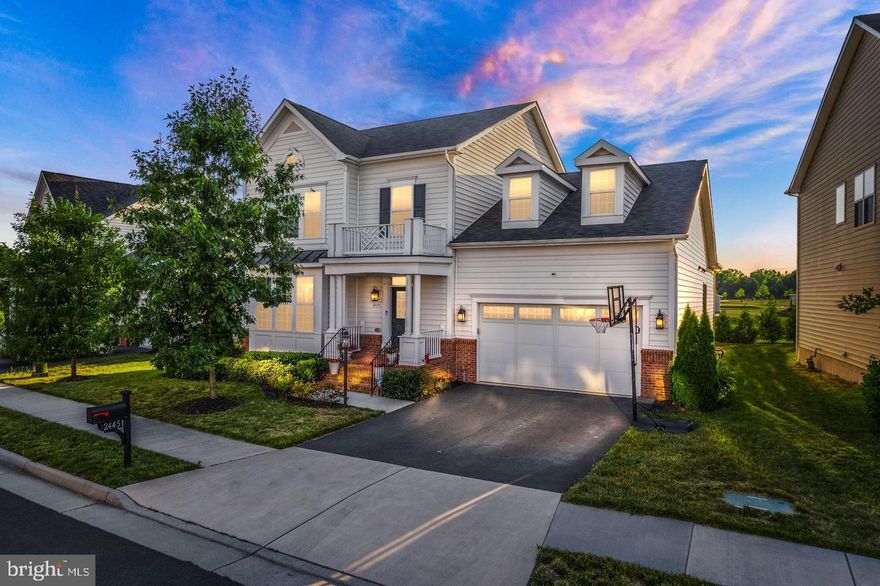 LOCATION +LOCATION+ LOCATION**Best Value in Town for “EAST” Facing 2016 Built Stunning 4 Bedroom,4.5 Bath, 2 car front load garage Single Family Home nestled on a private wooded lot next to the Lenah Mill community! Welcome to your new home at 24451 Moon Glade Ct in Aldie, VA! This stunning property, part of the Stone Ridge HOA, offers an exceptional living experience with its thoughtful design and array of desirable features. Let me guide you through the highlights of this remarkable residence. The Montauk floor plan presents a 1st Floor Owner's Suite, providing a private and luxurious retreat. The attached bathroom boasts high-end finishes and offers a spa-like experience. On the second level, you'll find three additional spacious bedrooms, ensuring ample space for family and guests. Prepare to be impressed by the gourmet kitchen, which is a true culinary masterpiece. It showcases stainless steel appliances, upgraded cabinets with soft-closed drawers, and beautiful Super White Granite countertops, creating a visually stunning and highly functional space. The large family room, complete with a gas fireplace, provides a cozy gathering spot for relaxation and entertainment. Step out onto the rear covered deck and admire the expansive backyard, offering plenty of space for outdoor activities and hosting memorable gatherings. The possibilities are endless. The fully finished basement is a true gem, providing an array of versatile spaces to suit your lifestyle. Enjoy a workout in the gym area, unwind in the home theater, or find focus in the office space. Additionally, the basement offers plenty of room for recreation and leisure, accommodating various entertainment setups and activities. *Walk-Up to Level Beautiful Professionally done landscape yard with many mature trees with lots of privacy which backs to trees .The 2 car front load garage is perfect for storing all the sports equipment, plenty of shelving, Built in power outlet for charging and a large driveway that can accommodate multiple cars***PREMIERE LOUDOUN COUNTY SCHOOLING DISTRICT*** This home is in the highly sought-after Stone Ridge Community HOA, framed by the natural splendor of Loudoun wine . The resort-style amenities include community events, 3 outdoor swimming pools, tennis courts, a volleyball court, a basketball court, tot lots, a dog park, a fitness center, walking trails, and a community fire pit-all nestled over 300 acres of green space!All this and only a short drive to grocery, Target, Costco, Dulles International Airport, and the lush Loudoun countryside - bustling with the latest wineries and breweries! Easy commutes to Dulles/Tysons /DC/METRO. The Silver Line Metro is now open! Highly sought-after Loudoun County neighborhood schools and much more...