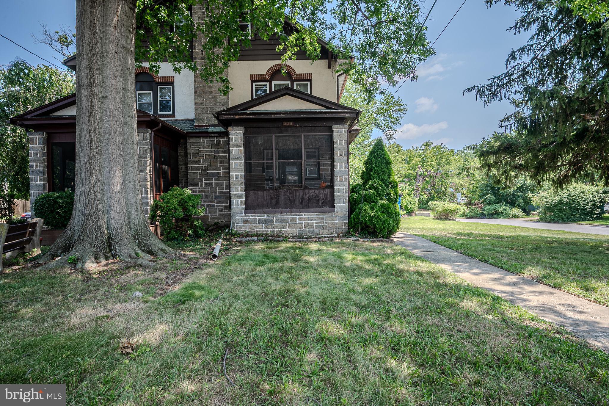 Investment opportunity, OR, move in and make this home your very own. With good bones, a wonderful yard, and proximity to public transportation, don’t let this one pass you by. Highlights include 4 bedrooms, a spacious and open main living area with hardwood floors, an updated eat-in kitchen and full bathroom, a screened front porch, and an unfinished basement offering plenty of storage. With some TLC inside and out, this could be the one! Being sold AS-IS condition and buyer is responsible for Use & Occupancy Certificate.