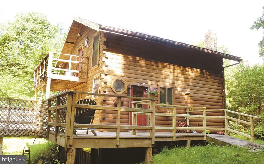 2 story Kuhns Brothers log home on 9.41 acres. 2 bedroom, 1 full bath. Partially finished lower level features office & 3/4 bath. Call for an appointment today!