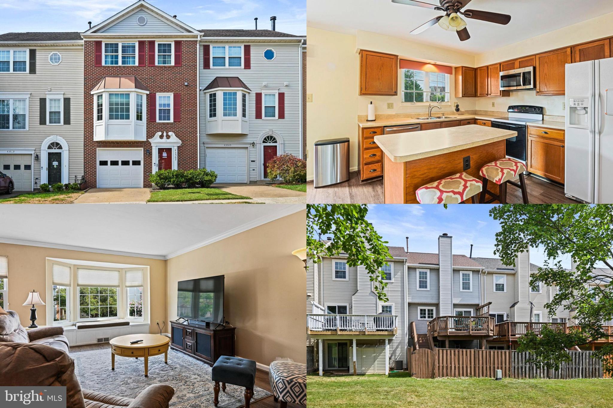 Welcome to 43507 Blacksmith Sq, a beautifully maintained townhome nestled in the heart of Ashburn Village. This sun-filled home features a spacious and versatile layout with hardwood floors, fresh paint, and thoughtful updates throughout. The main level offers a bright living room, a dedicated dining area, and an updated kitchen with stainless steel appliances and ample cabinetry—perfect for everyday living and entertaining. Upstairs, you'll find two generously sized bedrooms, including a vaulted primary suite with dual closets and a private en-suite bathroom. The walk-out lower level adds flexible living space with a cozy fireplace, a full bathroom, laundry room, and access to a fully fenced backyard. Enjoy your morning coffee on the private deck or relax in the serene outdoor space. Two reserved parking spaces provide added convenience. Enjoy all the incredible amenities Ashburn Village has to offer—multiple pools, fitness centers, lakes, walking trails, sports courts, and more—all just minutes from shops, dining, top-rated schools, and the Ashburn Metro. This is the lifestyle you’ve been waiting for! Priced well to sell!