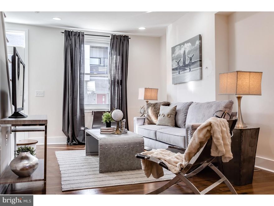 Welcome to 2441 E Letterly st - a dazzling 2 bed, 1.5 bath full renovation that features high level craftsmanship & all the creature comforts that you desire. The home is situated on a great block in the heart of Fishtown and is close to public transportation, major roadways, shopping, and all of the great restaurants and attractions in the neighborhood. The open layout living and dining area is perfect for entertaining and features hardwood floors, recessed lighting, effusive natural light, and ultra convenient powder room. The sparkling kitchen is highlighted by solid wood cabinetry & perfectly paired counter-tops, stainless steel appliance package, subway tile backsplash, and access to the large rear yard. Upstairs you will find the beautifully tiled large hall bath with double sink, high end fixtures and soaking tub/shower combo as well as 2 spacious bedrooms with ample closet space, recessed lighting, and solid hardwood floors. Fully finished basement with tile floor, plenty of storage space, mechanicals and laundry area. Schedule your visit to see this charming home today!