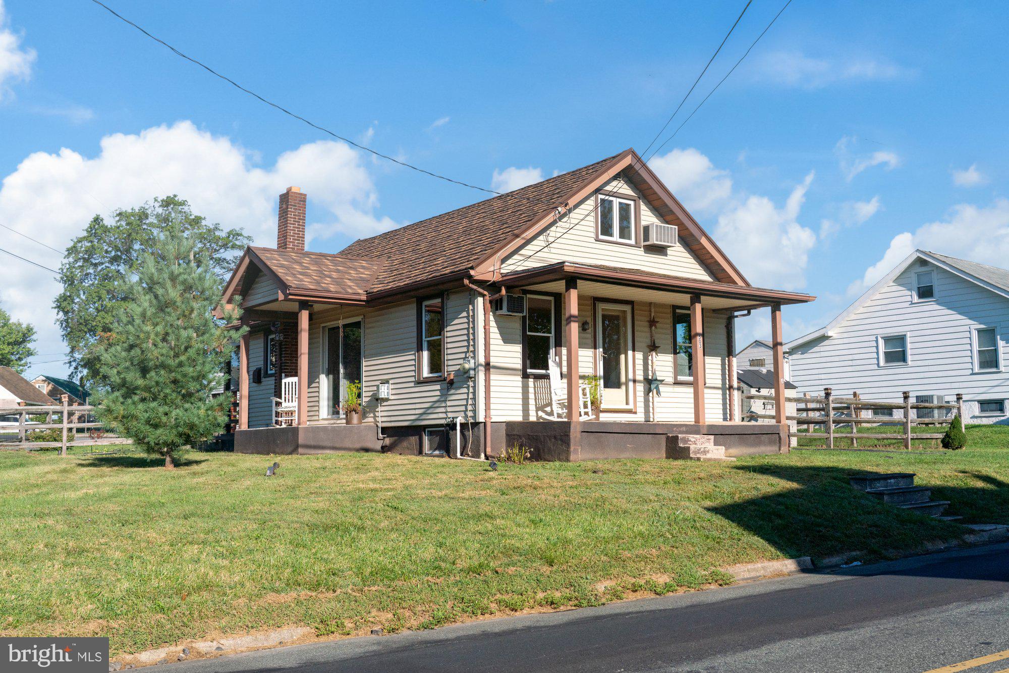 Welcome to 503 Montgomery Avenue, where comfort and charm come together in the heart of Boyertown Borough. From the moment you arrive, you’ll notice the character of this property, complete with a welcoming front porch, a side porch for rocking chairs, and a covered back patio overlooking the fenced-in yard. Stepping inside, the home feels both practical and inviting. The living room sets the tone with its exposed wood beams, hardwood floors and a small fireplace that creates a cozy atmosphere which is perfect for gathering with family or relaxing on cooler evenings. The kitchen is bright and welcoming, featuring warm wood cabinetry, an electric stove, updated countertops, and two windows that fill the space with natural light. With direct access to the back patio, it’s the perfect spot to start the day with morning coffee or to unwind at the end of the day. There is even a quaint built-in cabinet that can display dishes! The main level also offers a full bathroom and a first-floor bedroom. This is ideal for guests or first-floor living! Upstairs, there are two additional bedrooms, providing space and flexibility for family, guests, or a home office. Beyond the living spaces, this home offers thoughtful extras such as an unfinished basement with plenty of storage, a detached one-car garage, and two additional driveway spaces. The fenced backyard adds both privacy and practicality, making it a wonderful space for pets, gardening, or outdoor gatherings. A big bonus about the home is the upgraded metal roof and oil burner heater. You will be able to move in with ease! Another highlight about this property is the convenient location. Nearby is Boyertown High School, the Boyertown YMCA, Berks County Park, Lehigh Valley Hospital, and so many shops and restaurants to enjoy! 503 Montgomery Avenue is more than just a house, it’s a home filled with warmth, charm, and everyday convenience, all within the welcoming community of Boyertown.