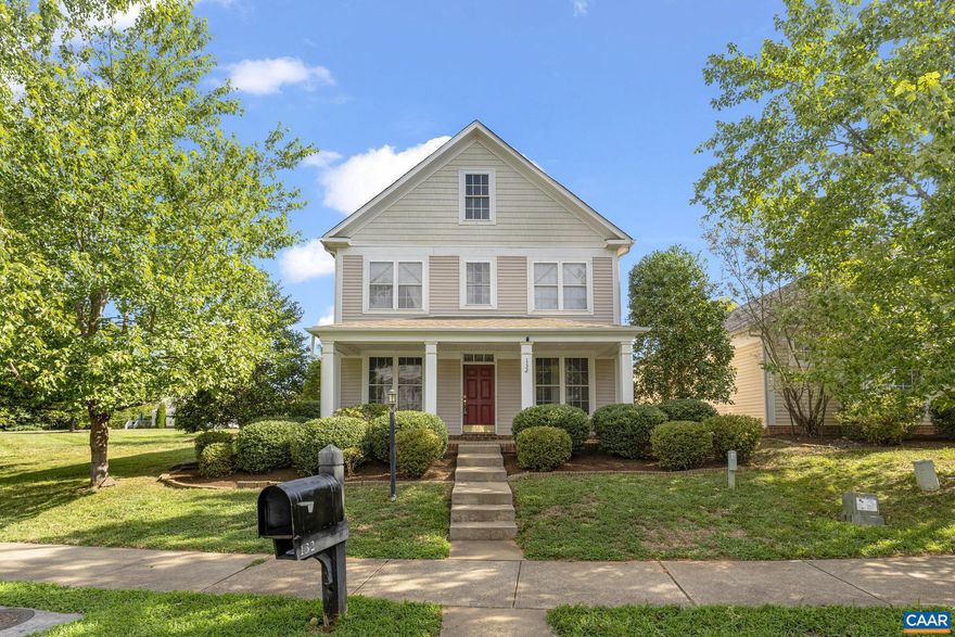 Elegantly appointed Spring Creek gem! Open floorplan, large corner lot with off-street parking in rear. Stainless steel appliances, gas fireplace. Awesome community amenities including a world-class golf course - all just minutes from 64 so easy to get to Charlottesville or Richmond!